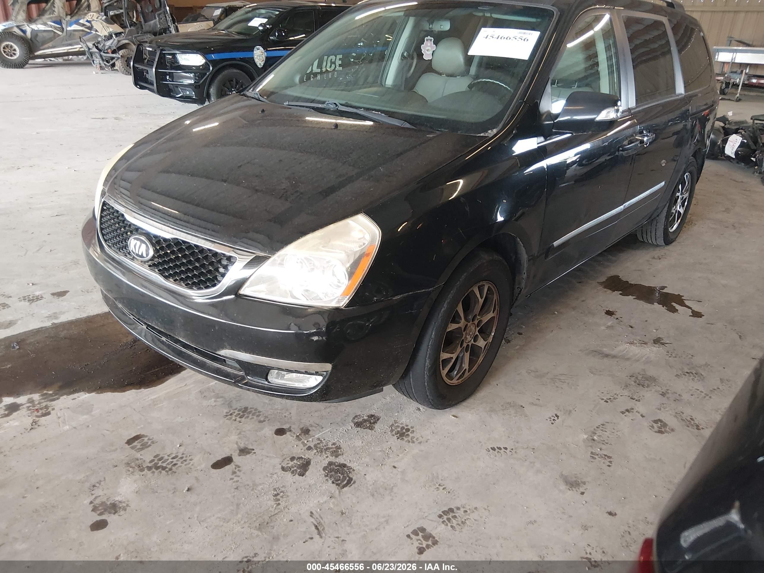 2014 Kia Sedona Ex Black vin: KNDMH4C77E6561472