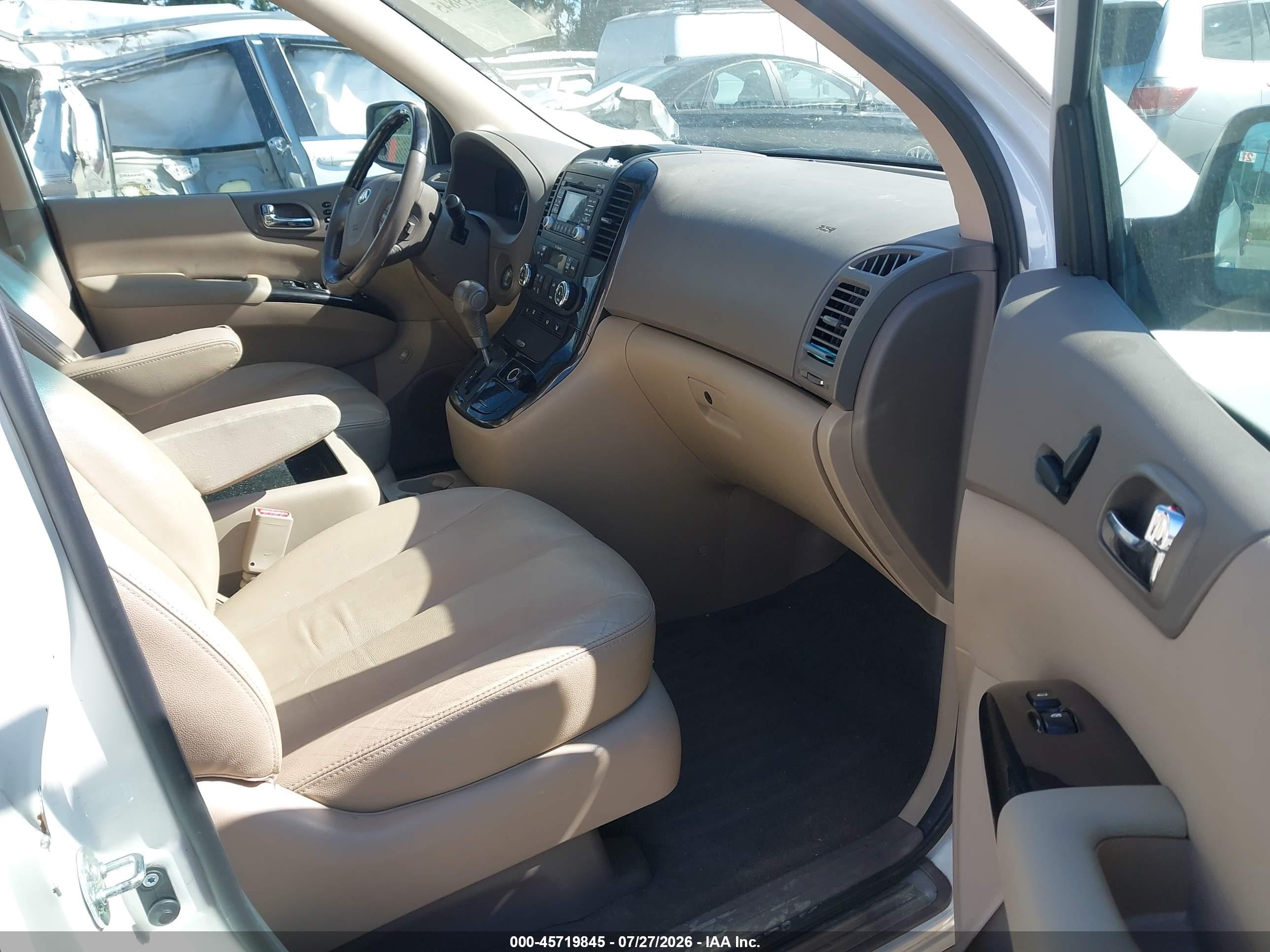 2014 Kia Sedona Ex White vin: KNDMH4C77E6564744