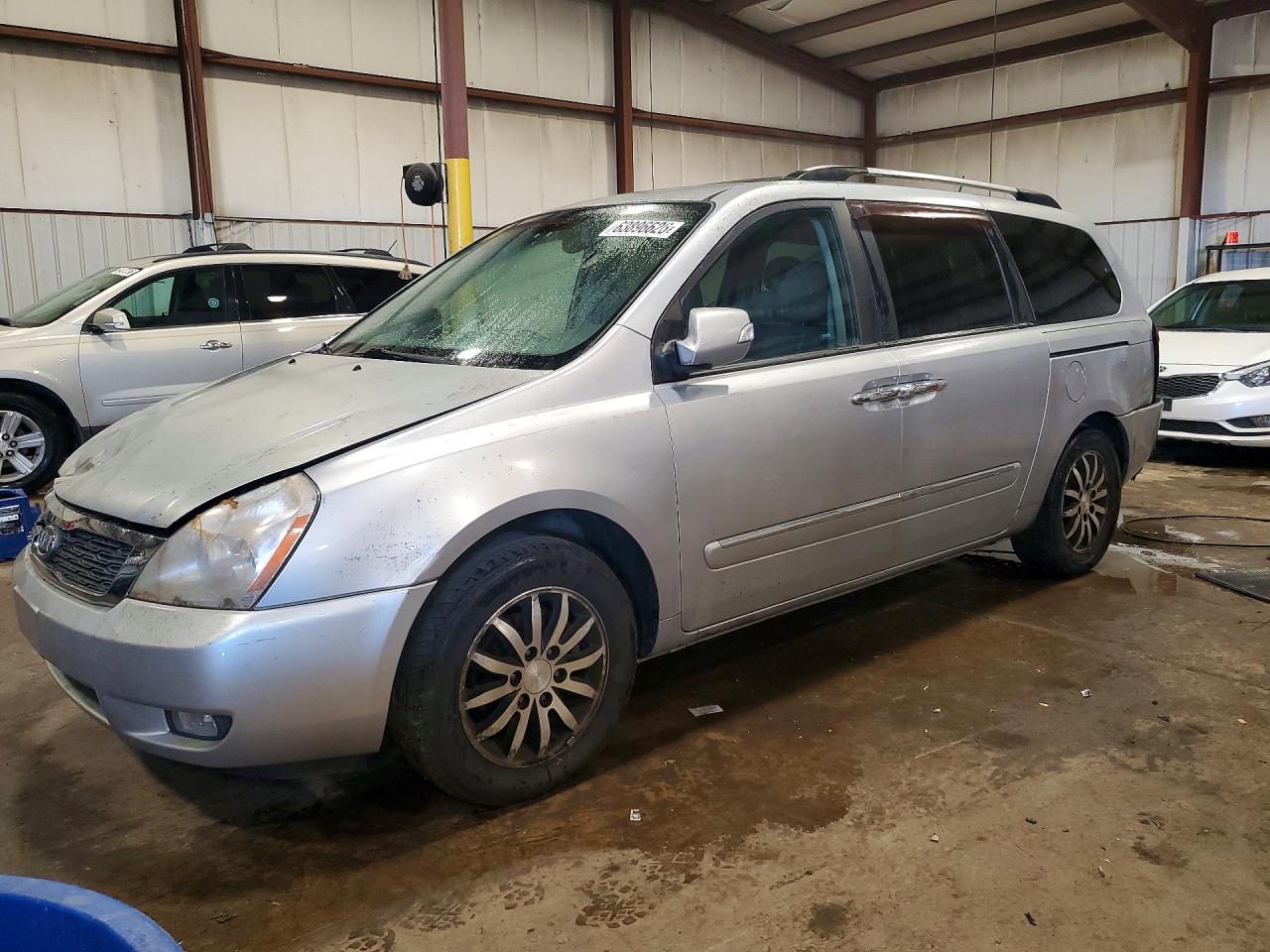 2011 Kia Sedona Ex Silver vin: KNDMH4C78B6383812