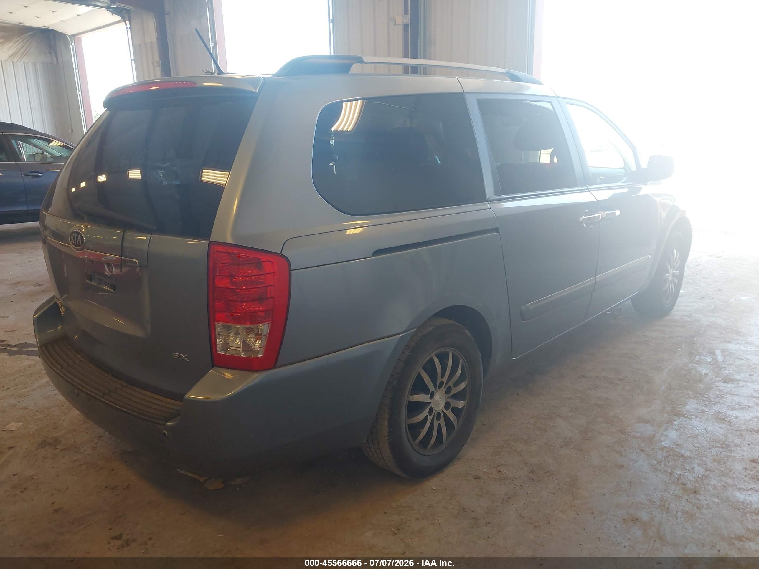 2012 Kia Sedona Ex Blue vin: KNDMH4C78C6423193