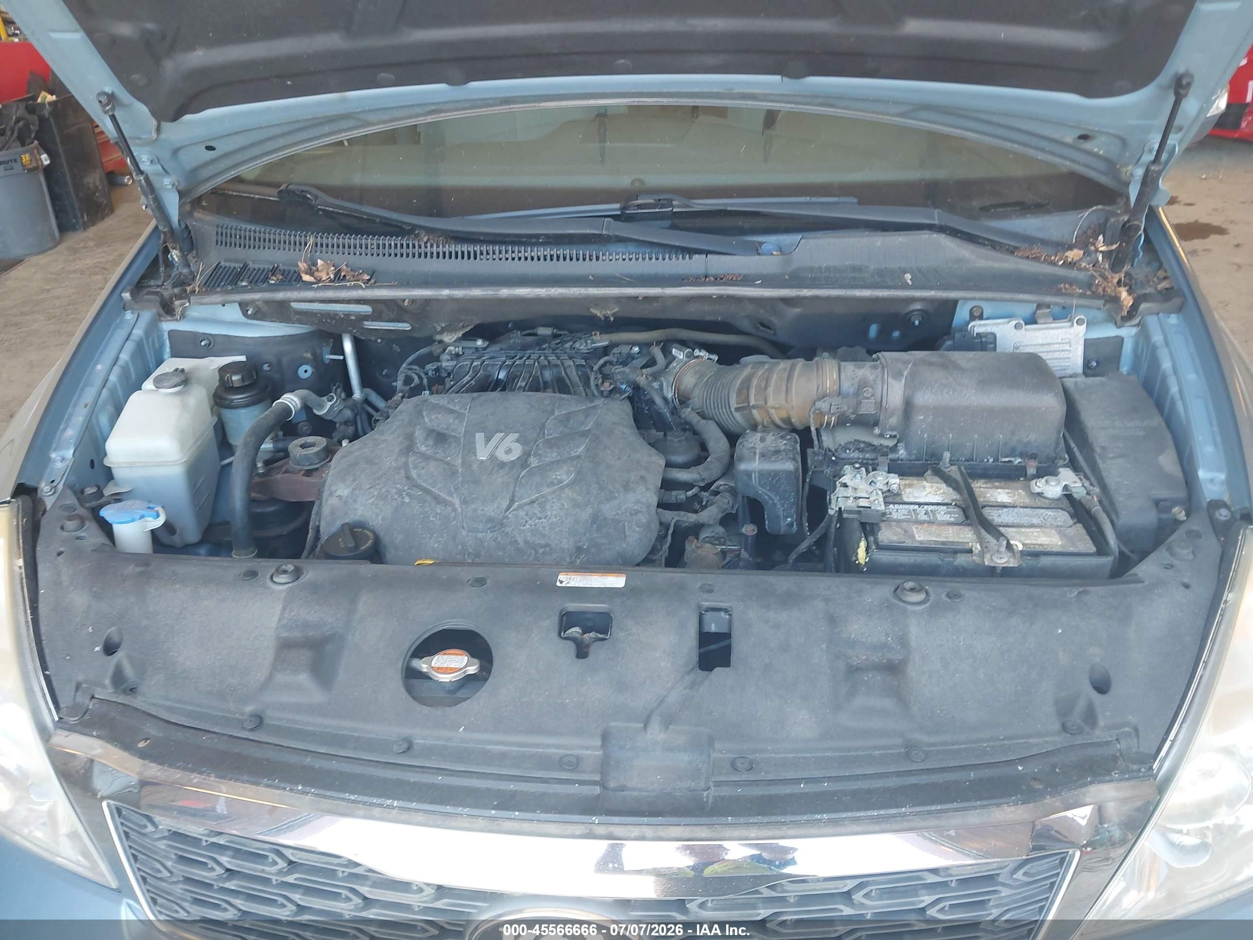 2012 Kia Sedona Ex Blue vin: KNDMH4C78C6423193