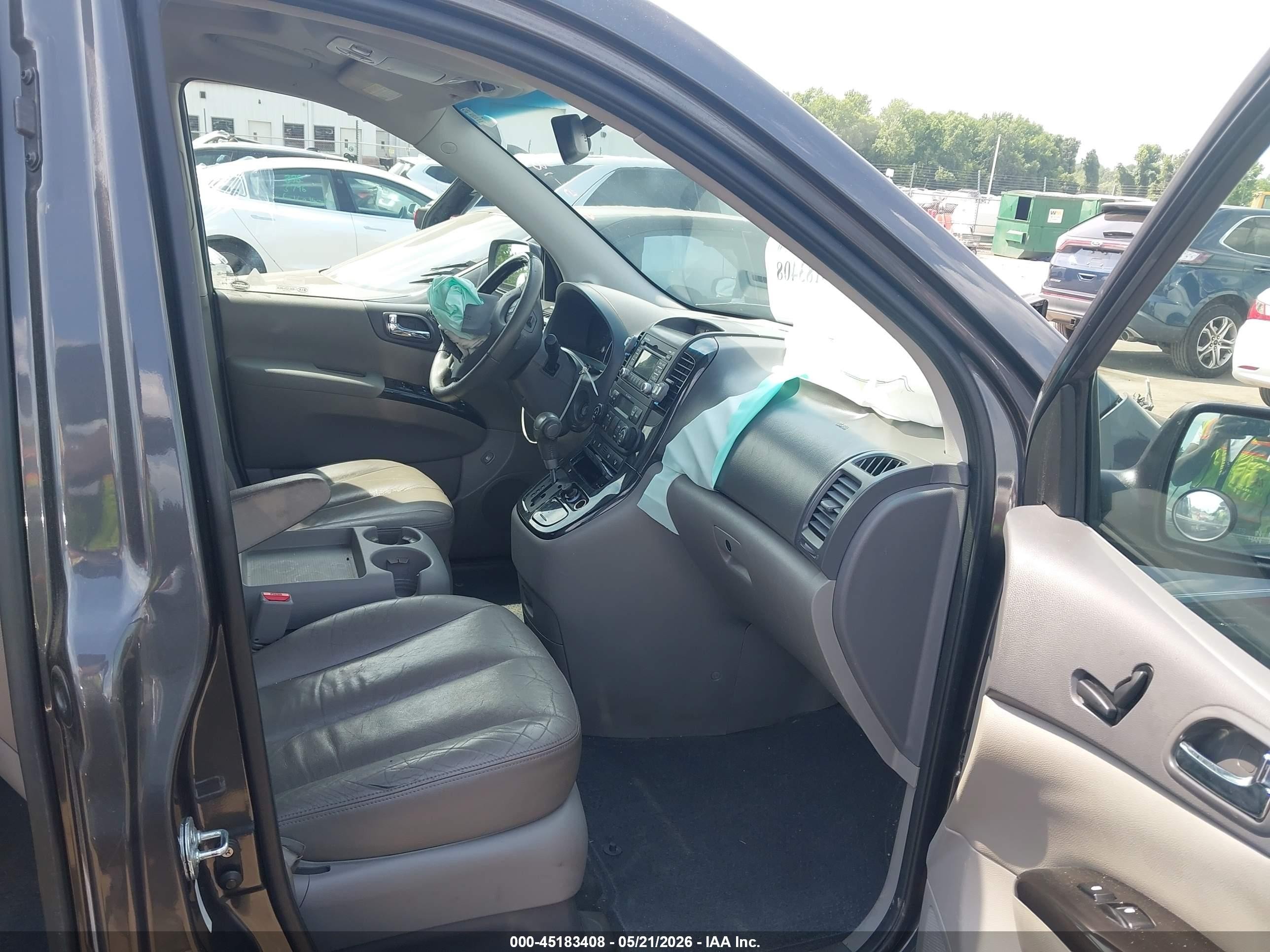 2012 Kia Sedona Ex Gray vin: KNDMH4C79C6488408