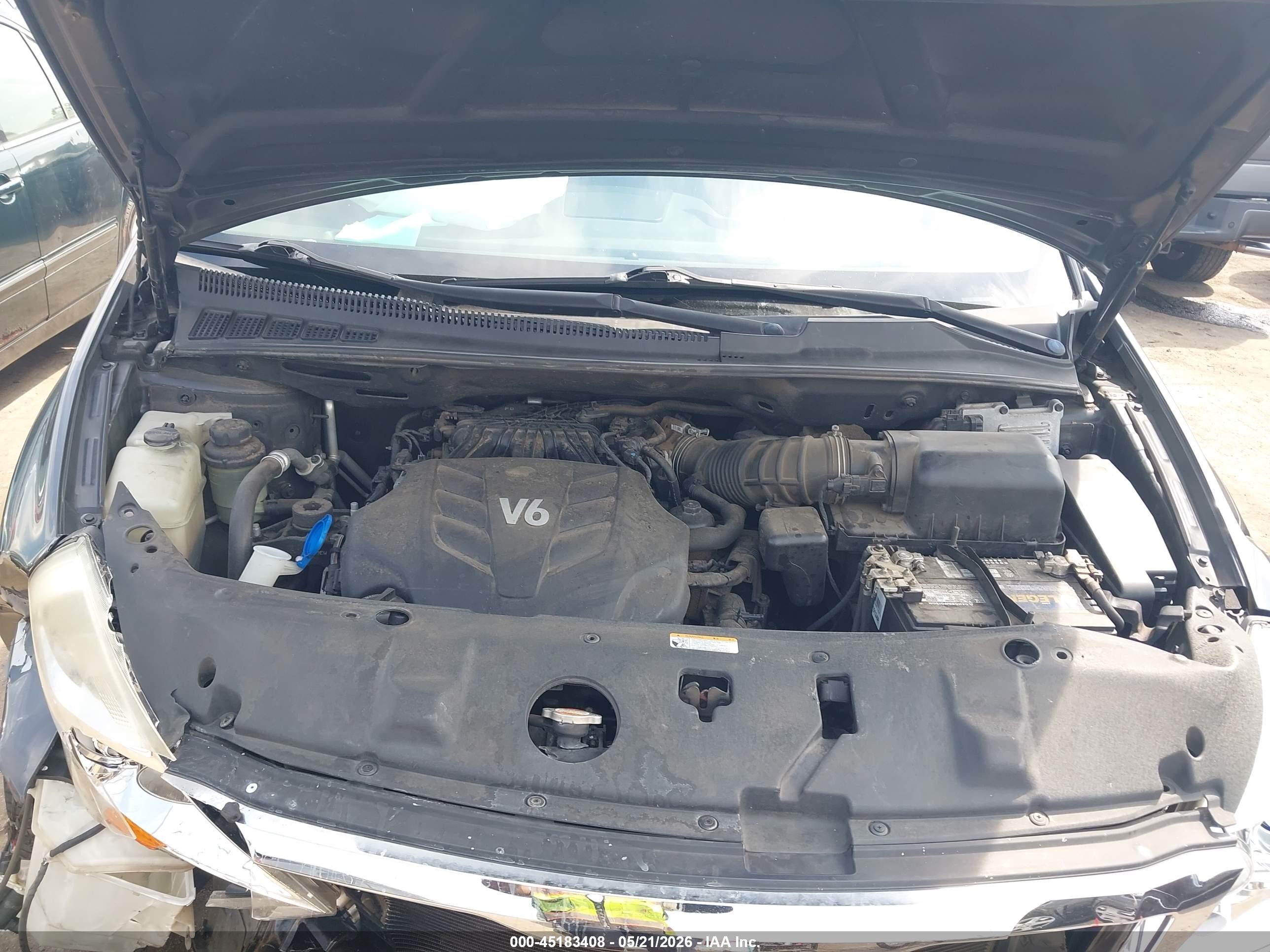 2012 Kia Sedona Ex Gray vin: KNDMH4C79C6488408