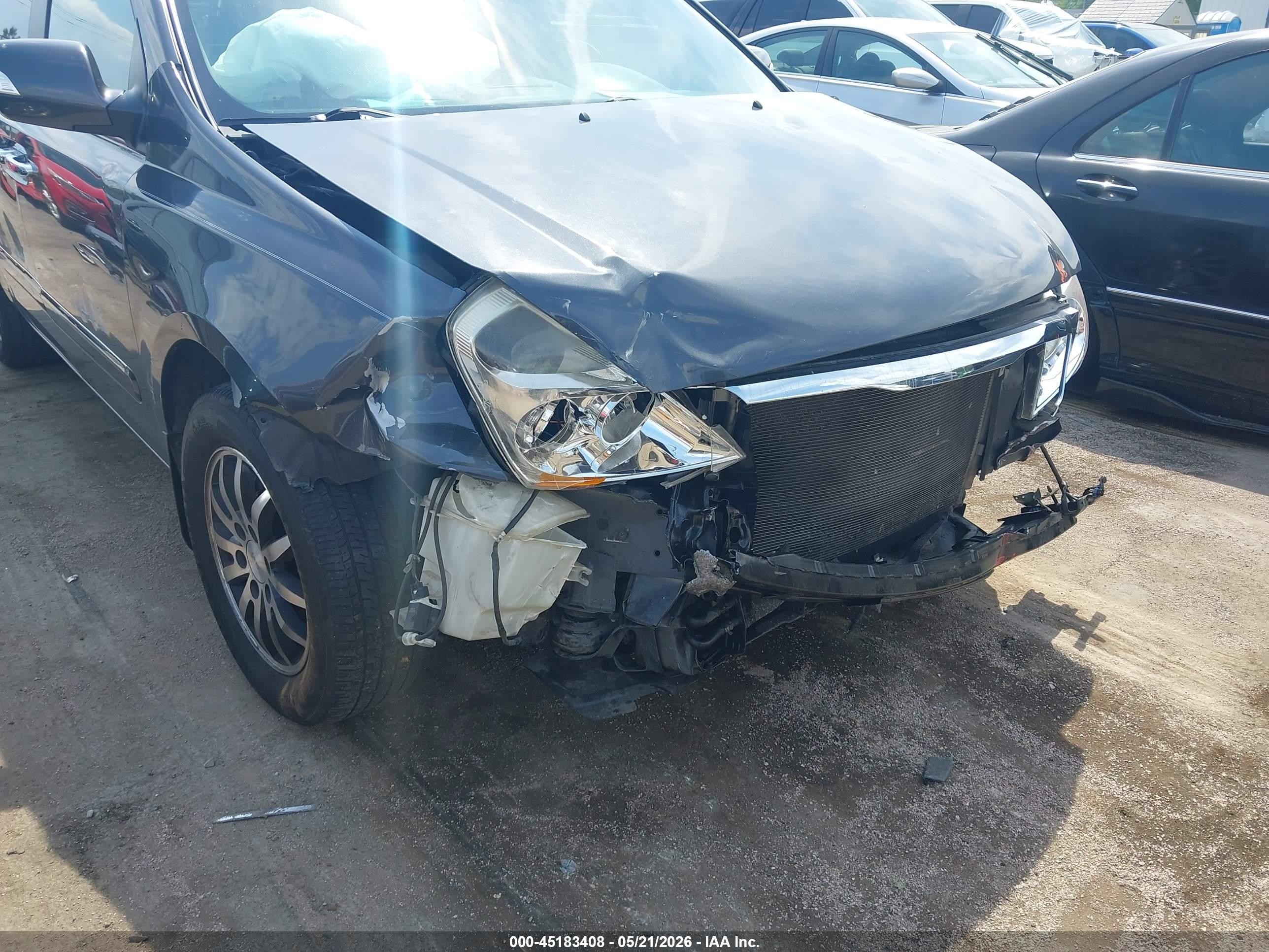 2012 Kia Sedona Ex Gray vin: KNDMH4C79C6488408