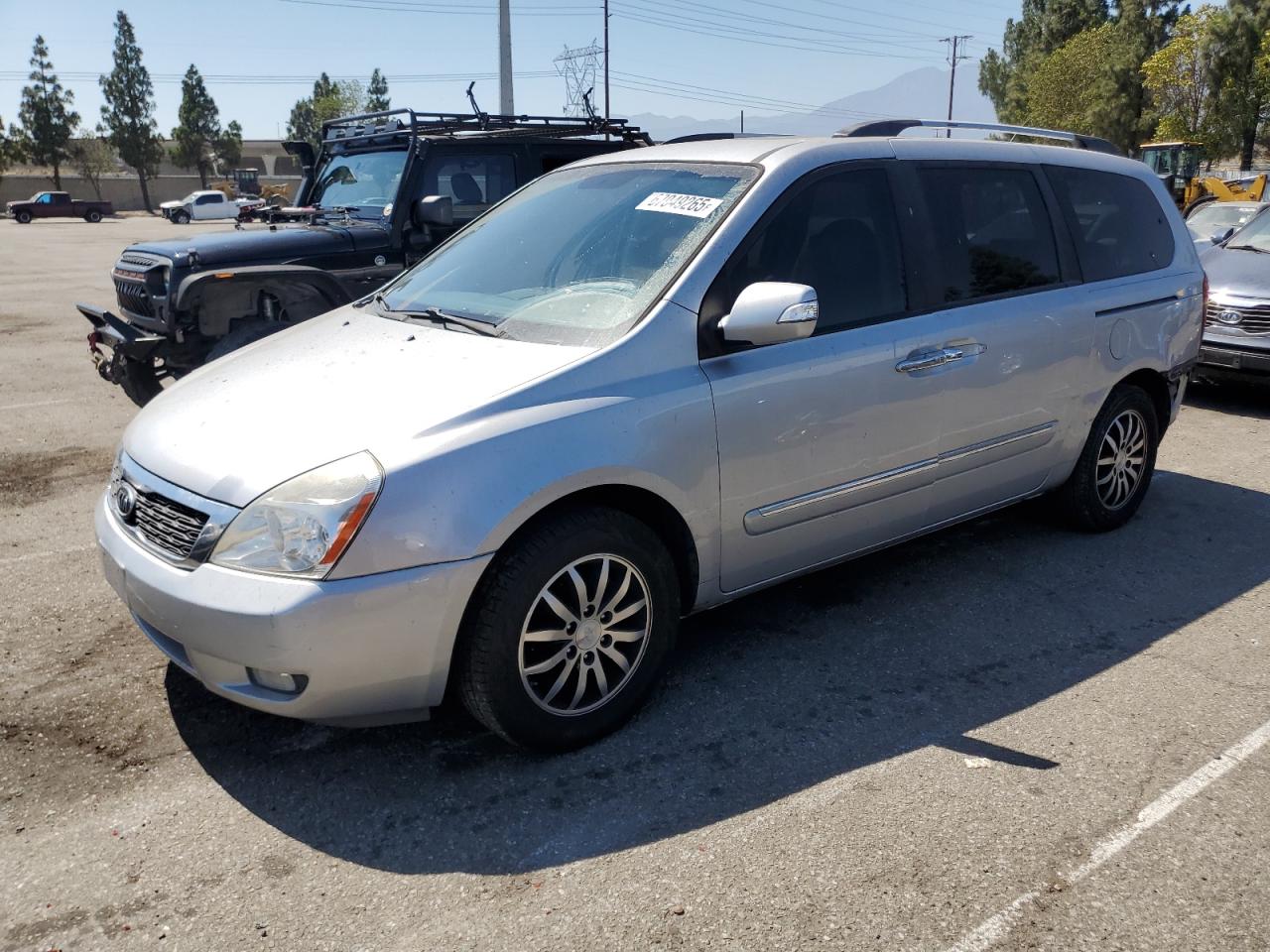 2011 Kia Sedona Ex Silver vin: KNDMH4C7XB6374013