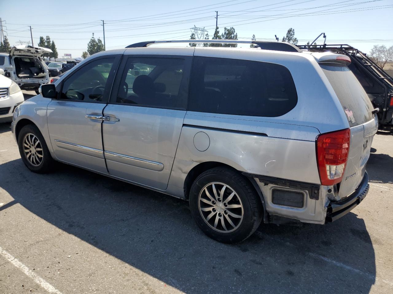 2011 Kia Sedona Ex Silver vin: KNDMH4C7XB6374013
