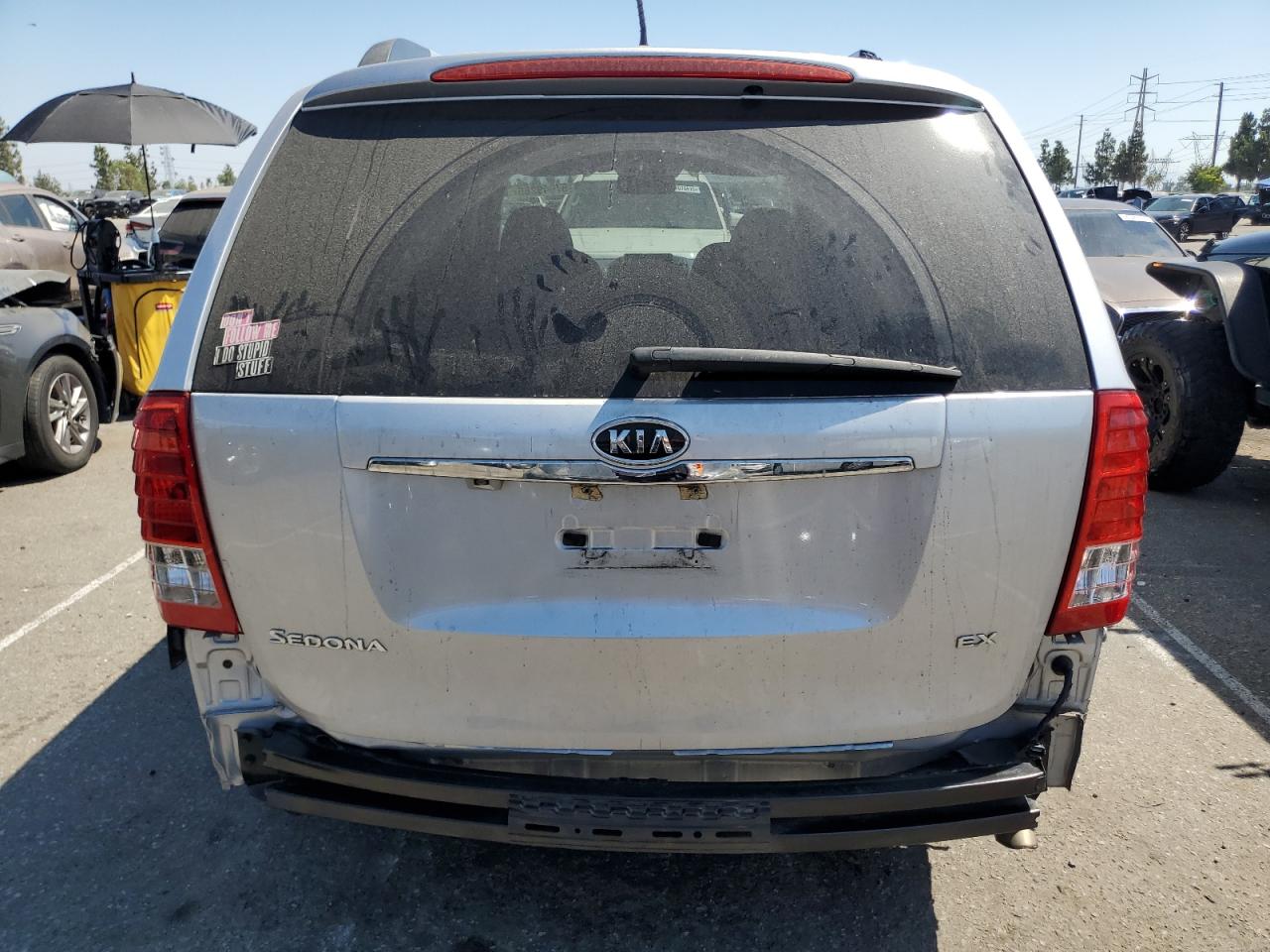 2011 Kia Sedona Ex Silver vin: KNDMH4C7XB6374013