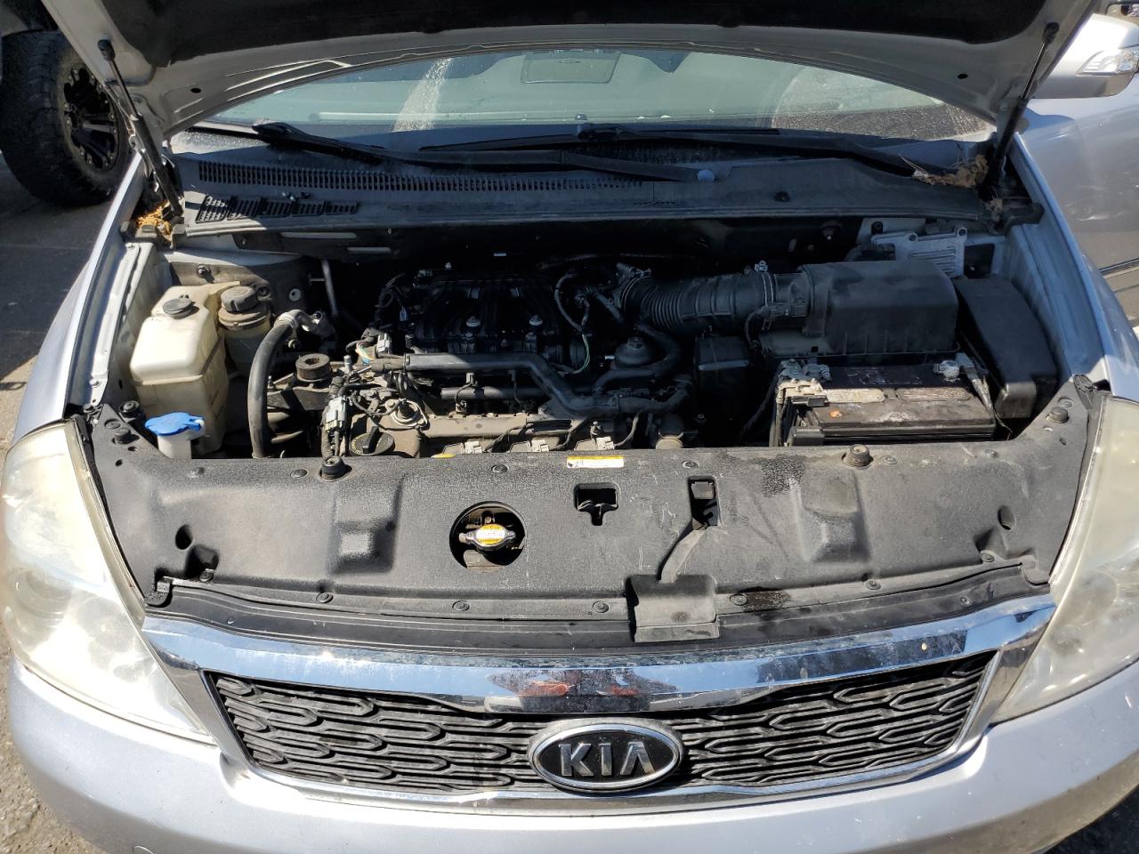 2011 Kia Sedona Ex Silver vin: KNDMH4C7XB6374013