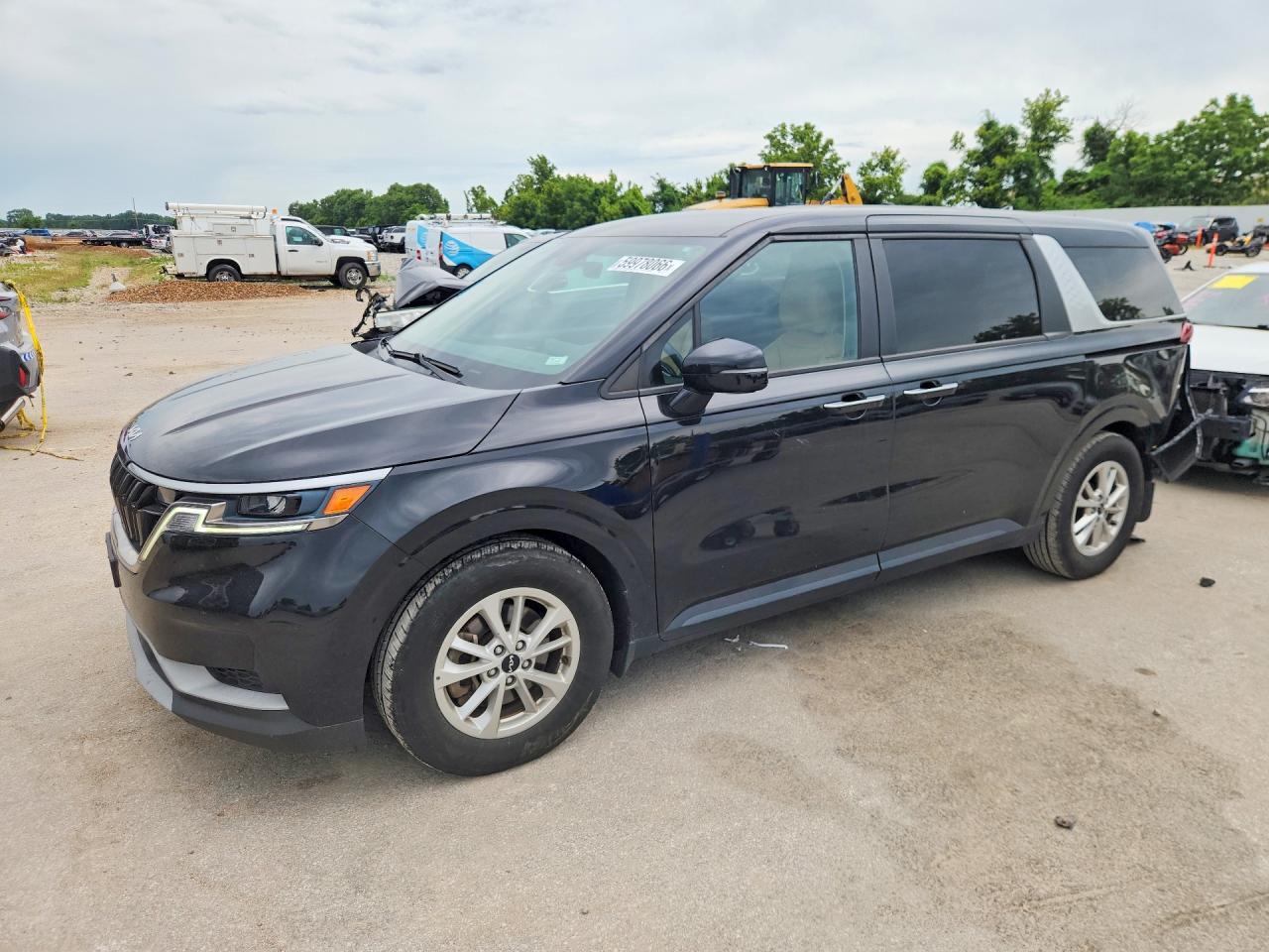 2023 Kia Carnival Lx Black vin: KNDNB4H30P6234751