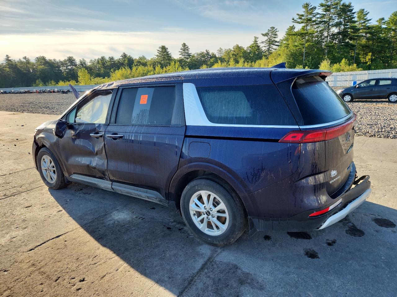 2024 Kia Carnival Lx Синий vin: KNDNB4H37R6321341