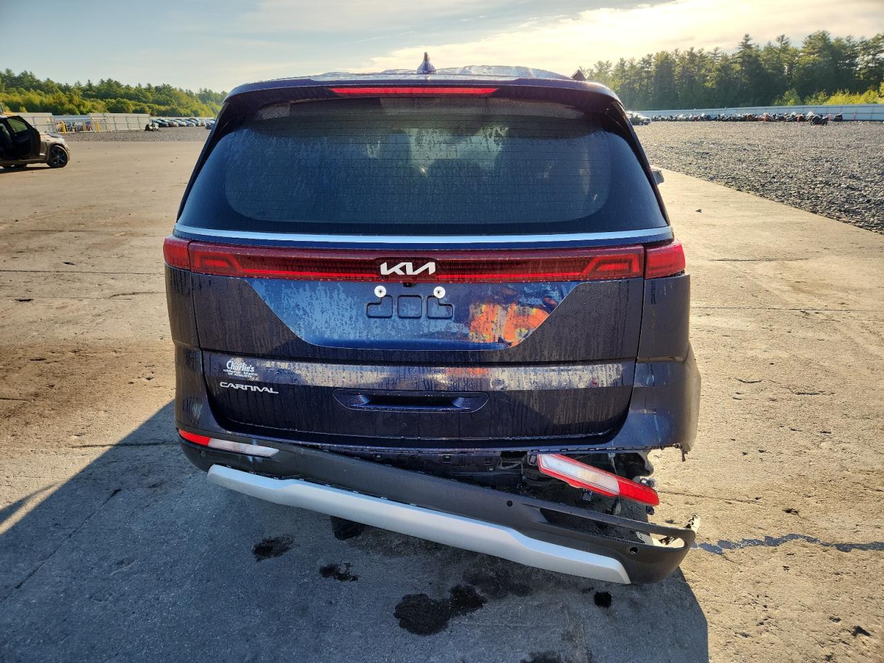 2024 Kia Carnival Lx Синий vin: KNDNB4H37R6321341