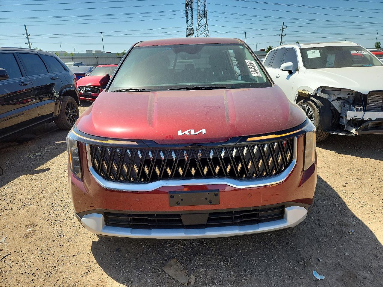 2025 Kia Carnival Lxs Red vin: KNDNB5K35S6473221