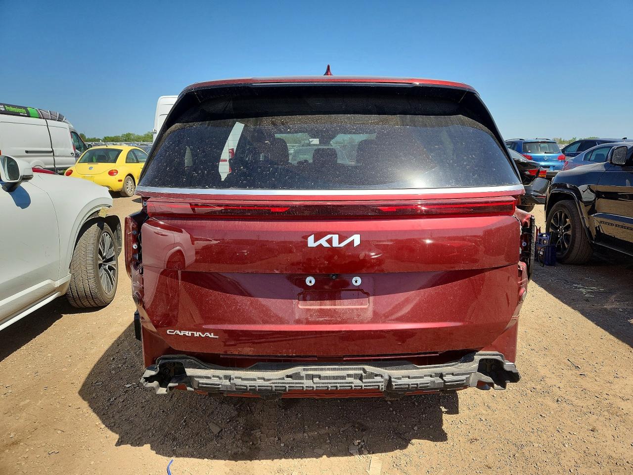 2025 Kia Carnival Lxs Red vin: KNDNB5K35S6473221