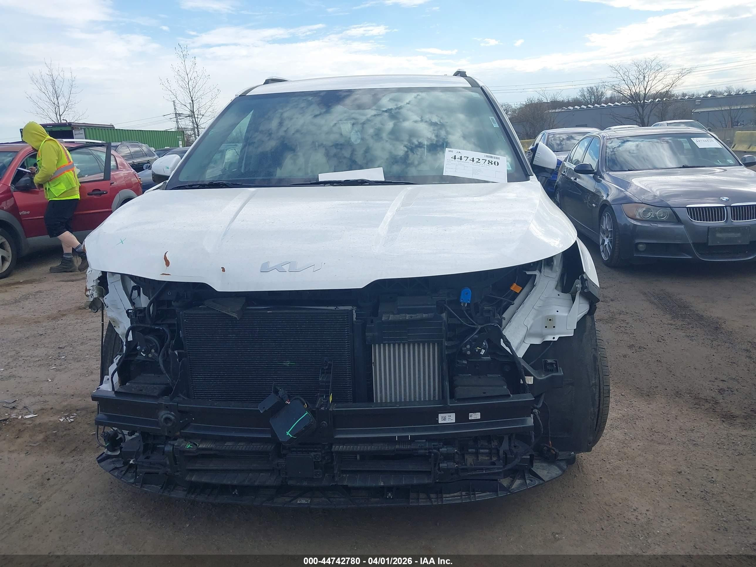 2026 Kia Carnival Mpv Hybrid Ex Белый vin: KNDNC5KA6T6101092