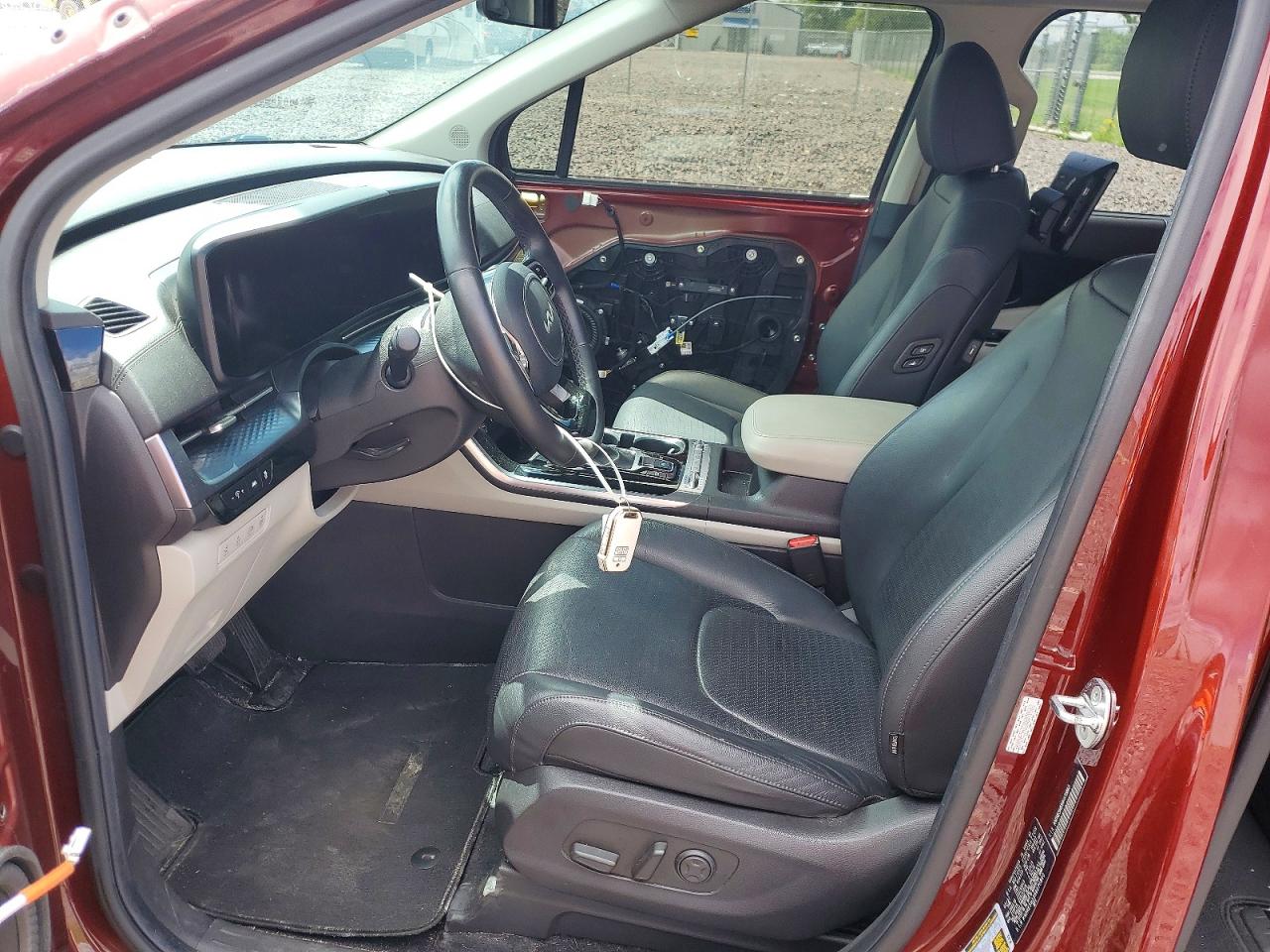 2022 Kia Carnival Sx Prestige Burgundy vin: KNDNE5H33N6070860