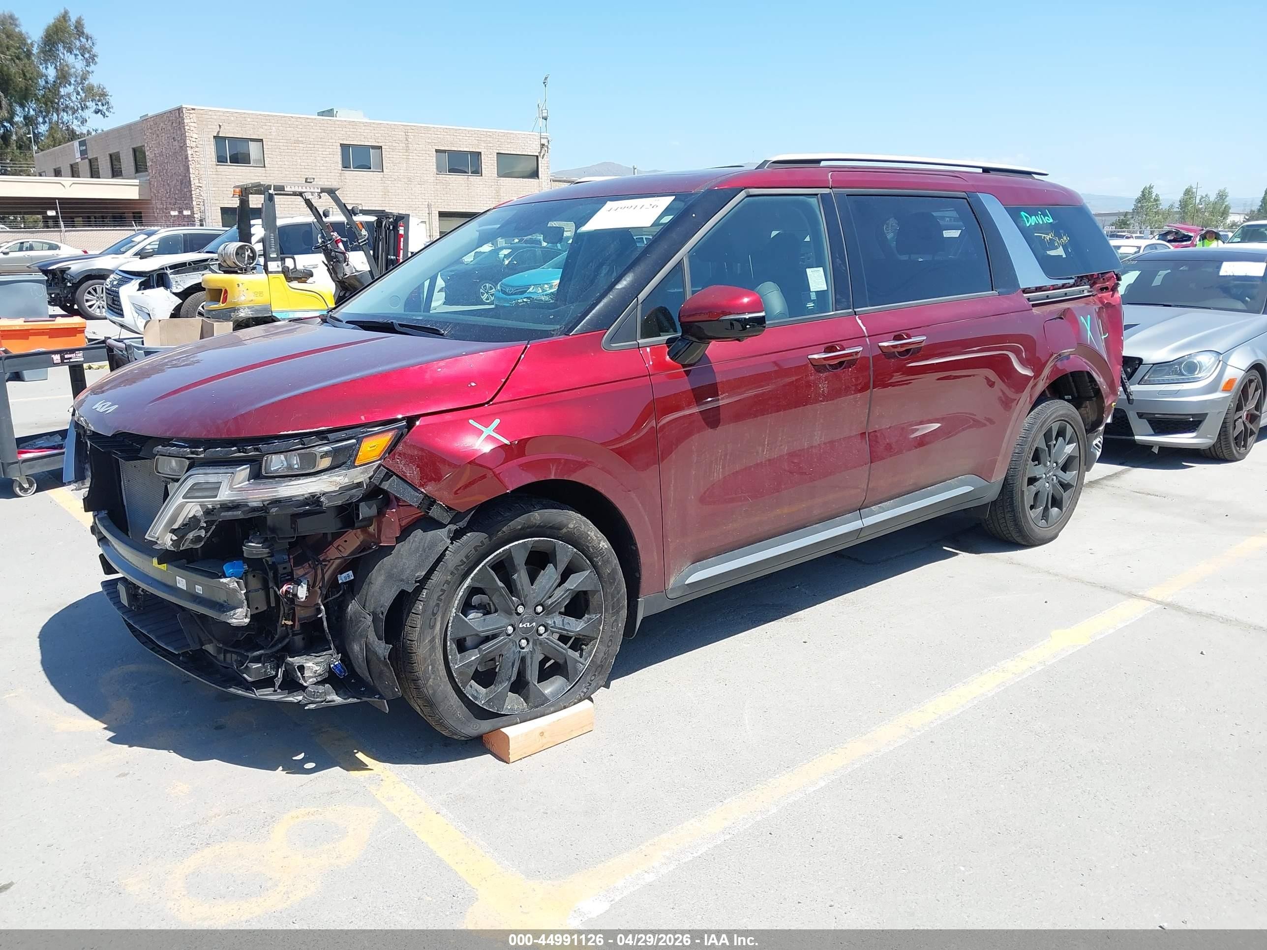 2023 Kia Carnival Mpv Sx Prestige Red vin: KNDNE5H35P6289953