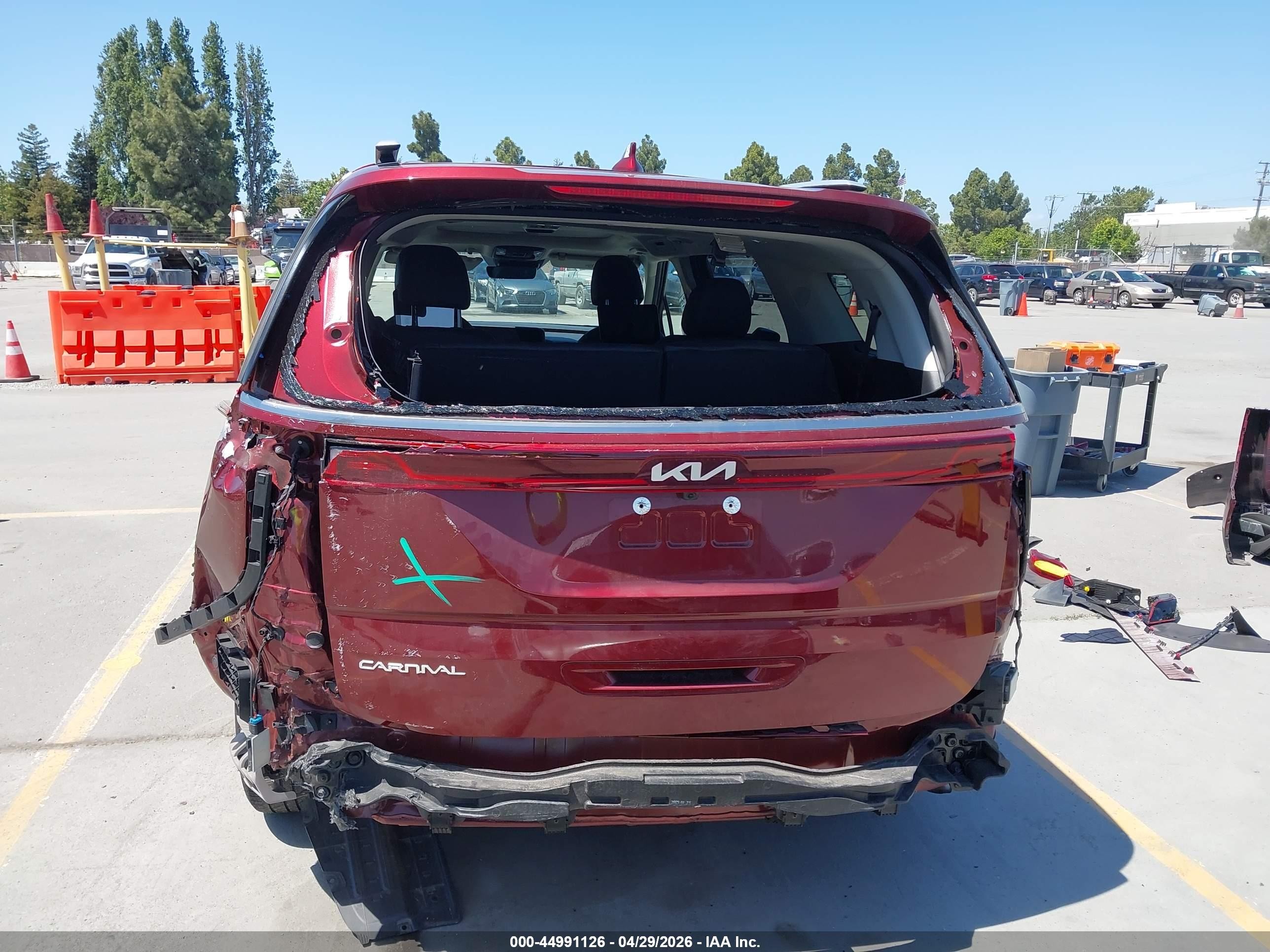 2023 Kia Carnival Mpv Sx Prestige Red vin: KNDNE5H35P6289953