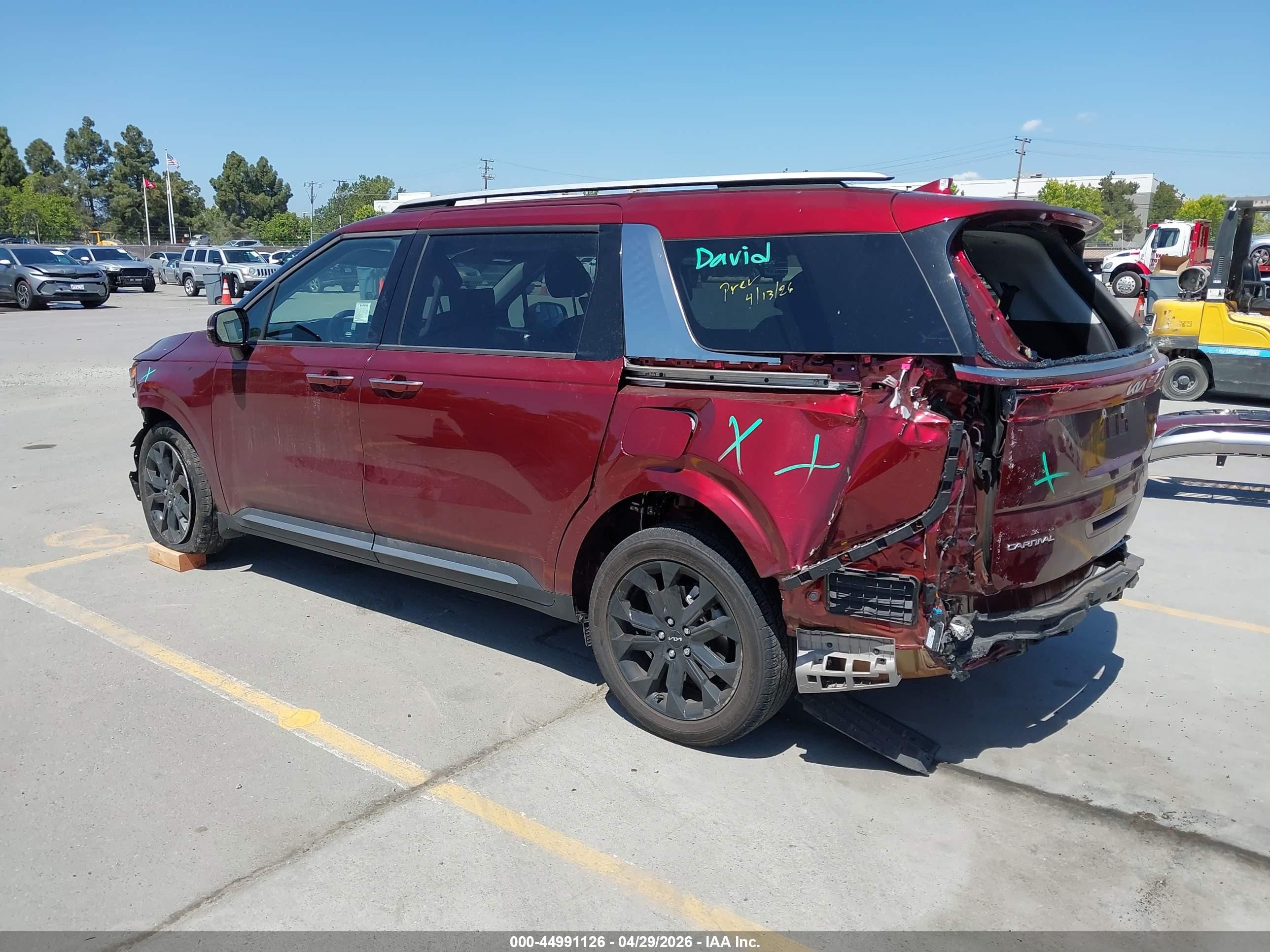 2023 Kia Carnival Mpv Sx Prestige Red vin: KNDNE5H35P6289953