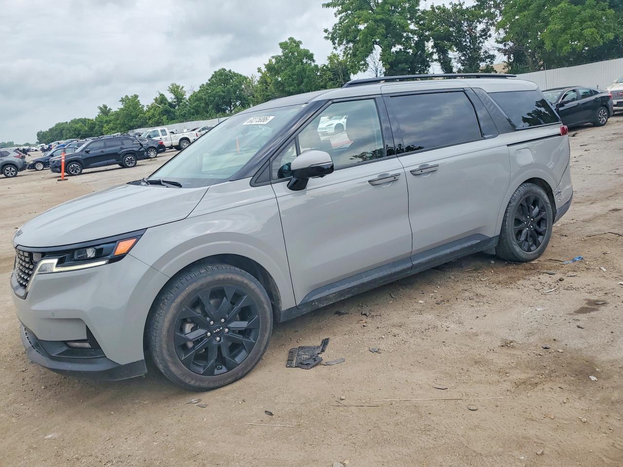 2022 Kia Carnival Sx Prestige Gray vin: KNDNE5H38N6187124