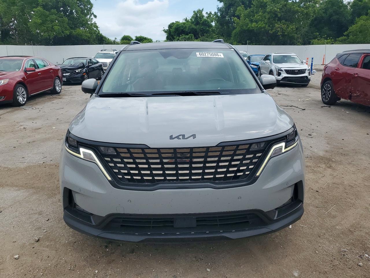 2022 Kia Carnival Sx Prestige Серый vin: KNDNE5H38N6187124