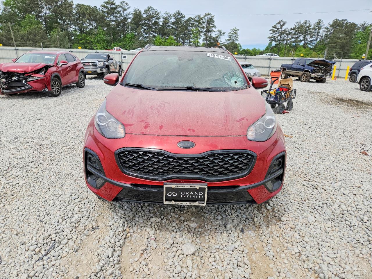 2021 Kia Sportage S Red vin: KNDP6CAC3M7876050