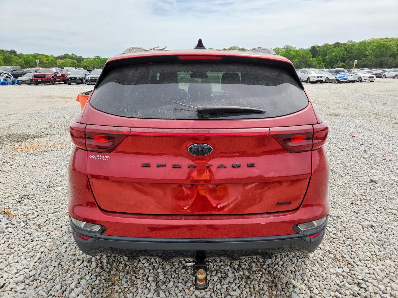 2021 Kia Sportage S Red vin: KNDP6CAC3M7876050