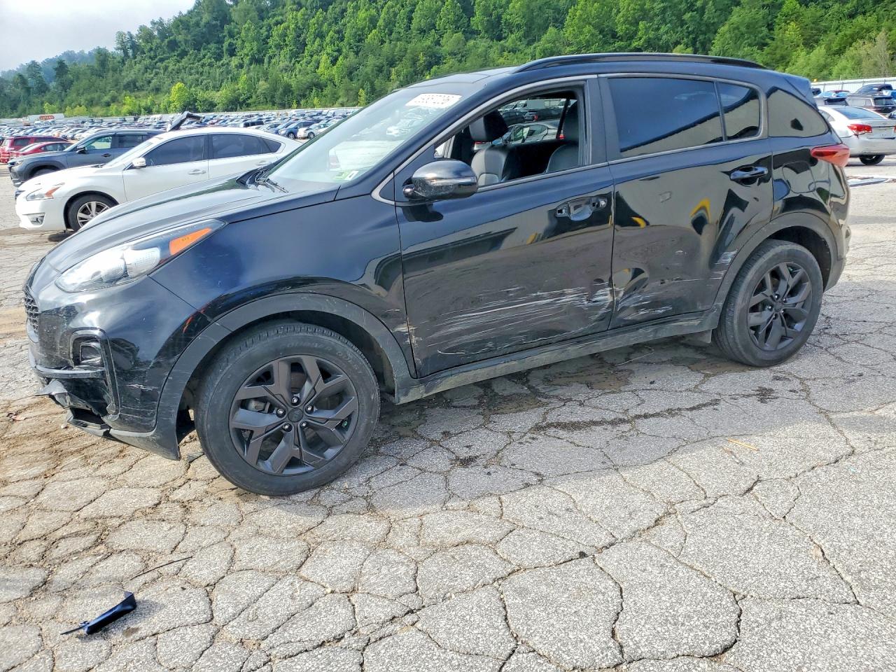2021 Kia Sportage S Black vin: KNDP6CAC7M7850874