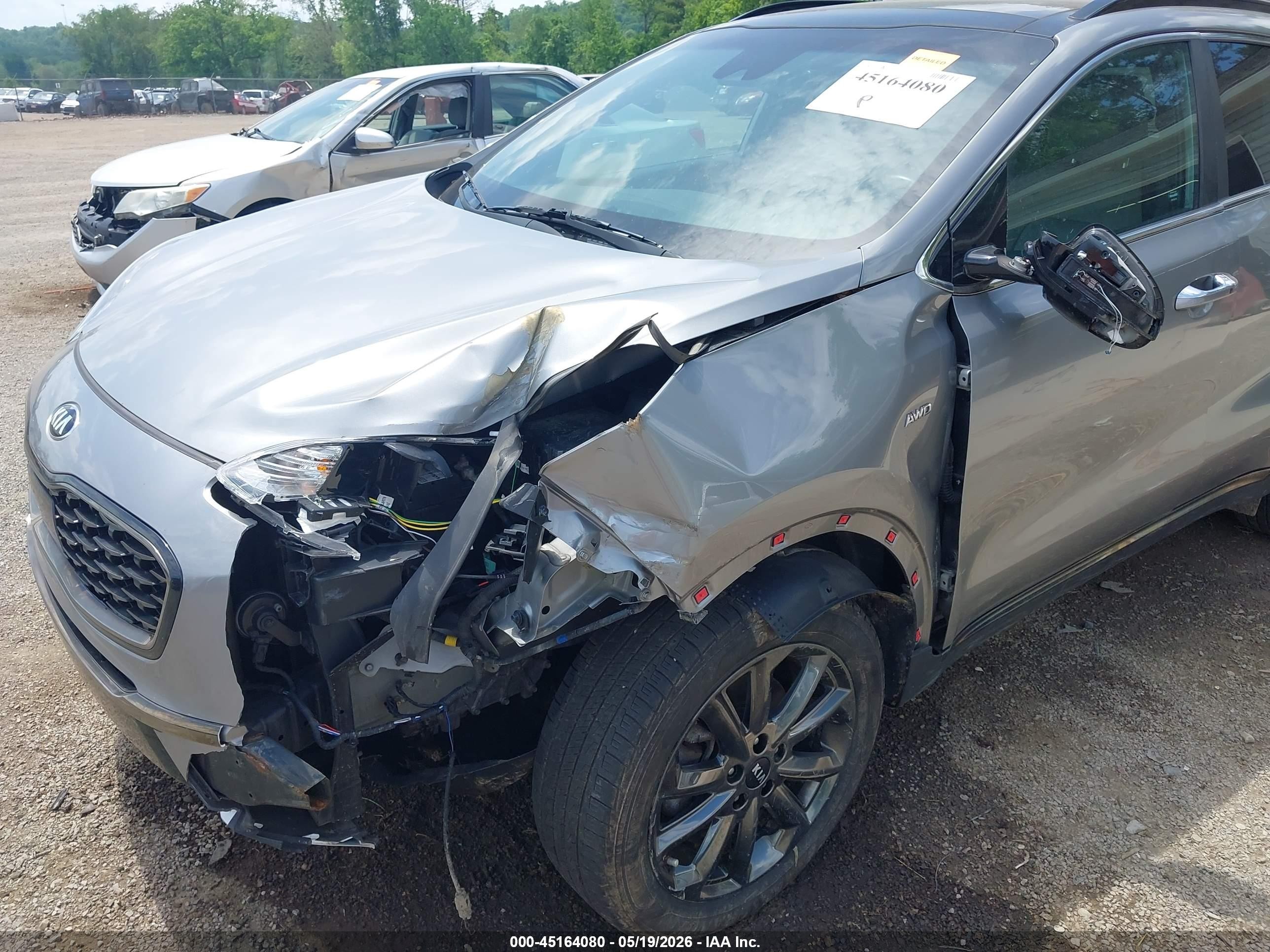 2020 Kia Sportage S Серебряный vin: KNDP6CAC9L7715779