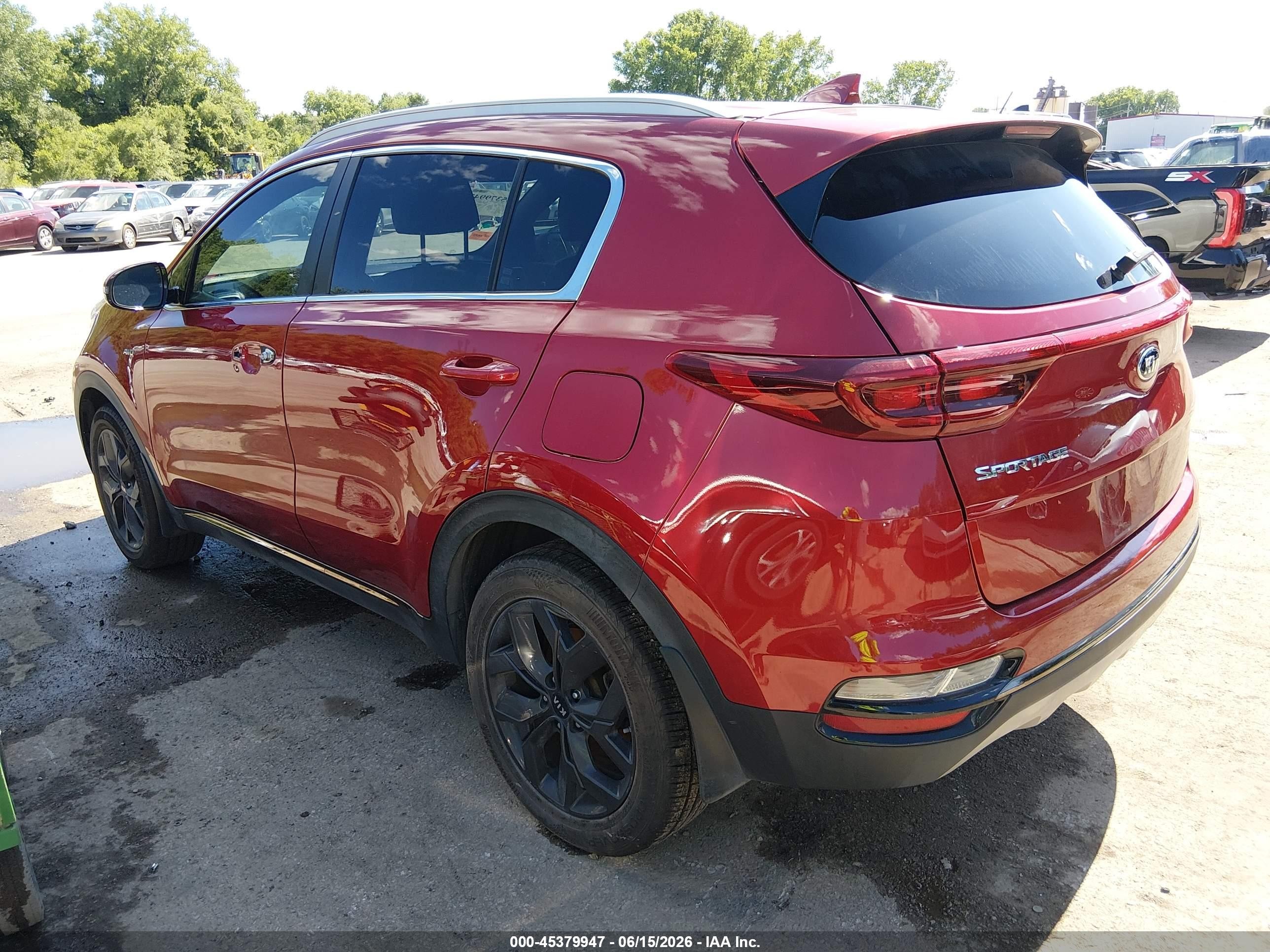2021 Kia Sportage S Red vin: KNDP6CACXM7844485