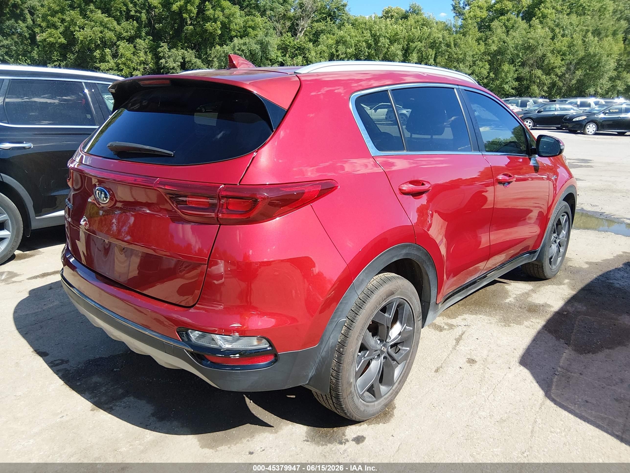 2021 Kia Sportage S Red vin: KNDP6CACXM7844485