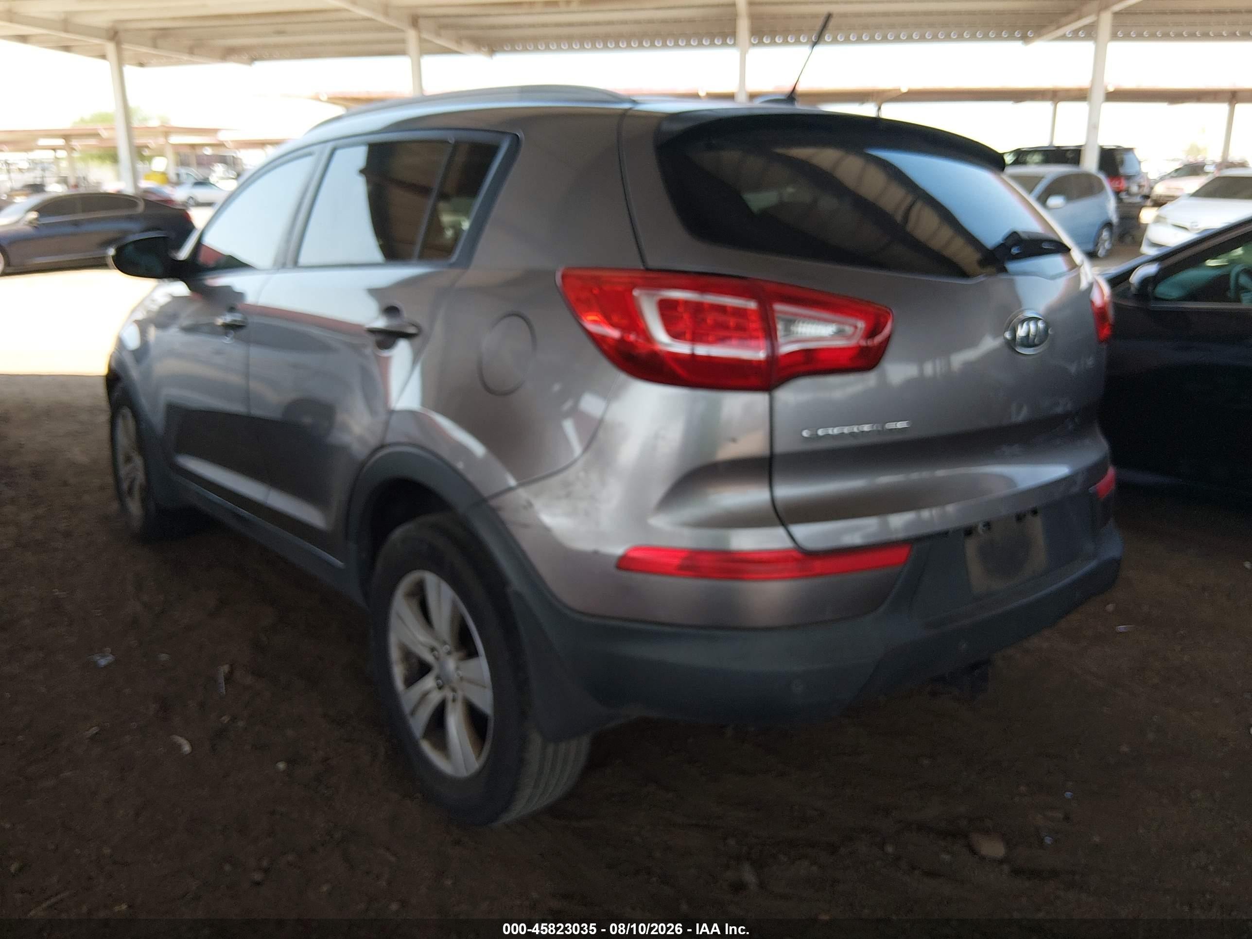 2011 Kia Sportage Lx Gray vin: KNDPB3A20B7119977