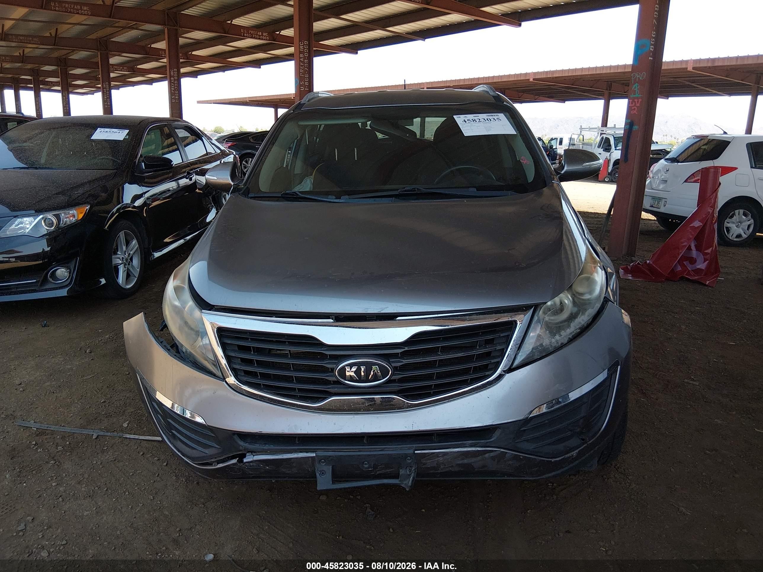 2011 Kia Sportage Lx Gray vin: KNDPB3A20B7119977