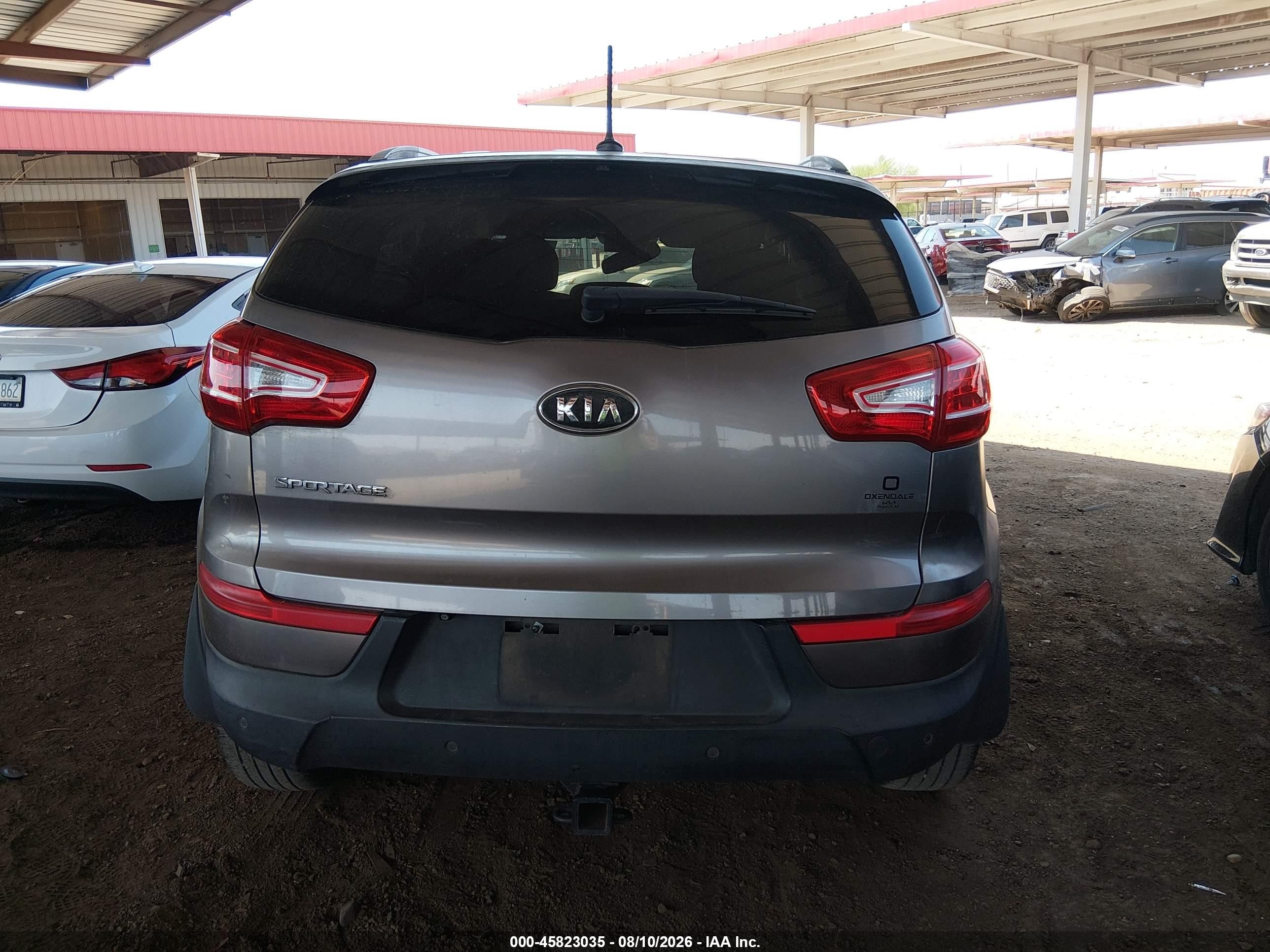 2011 Kia Sportage Lx Gray vin: KNDPB3A20B7119977