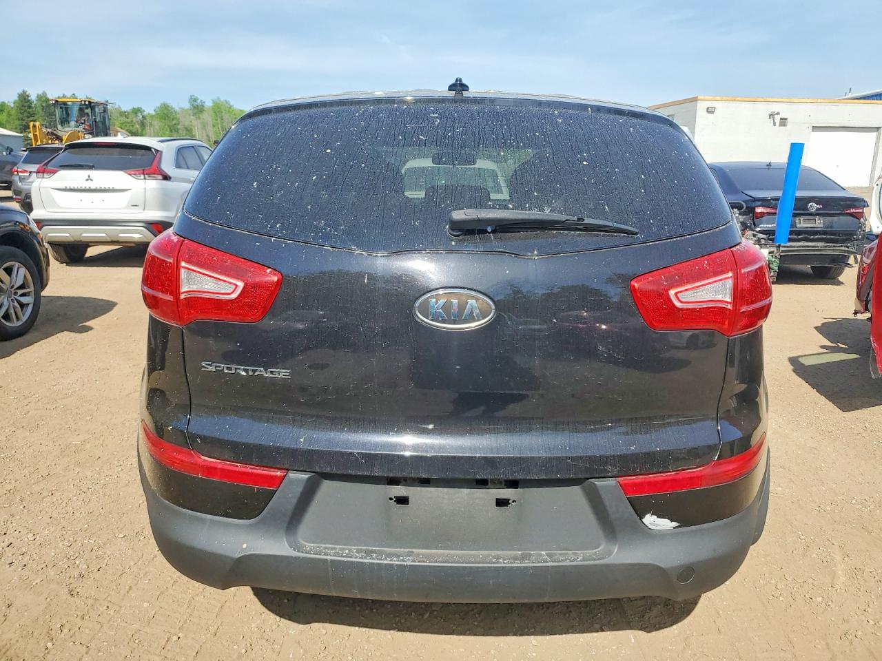 2011 Kia Sportage Lx Black vin: KNDPB3A20B7129537
