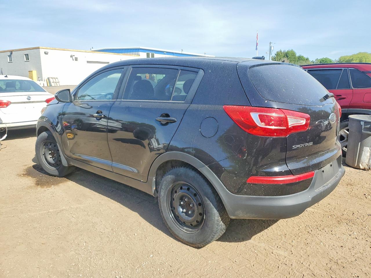 2011 Kia Sportage Lx Black vin: KNDPB3A20B7129537