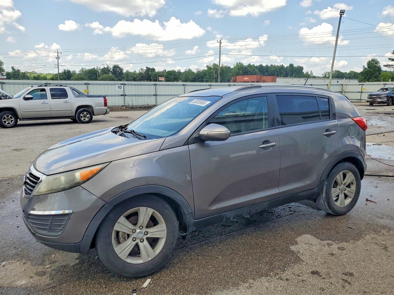 2012 Kia Sportage Lx Charcoal vin: KNDPB3A20C7182594