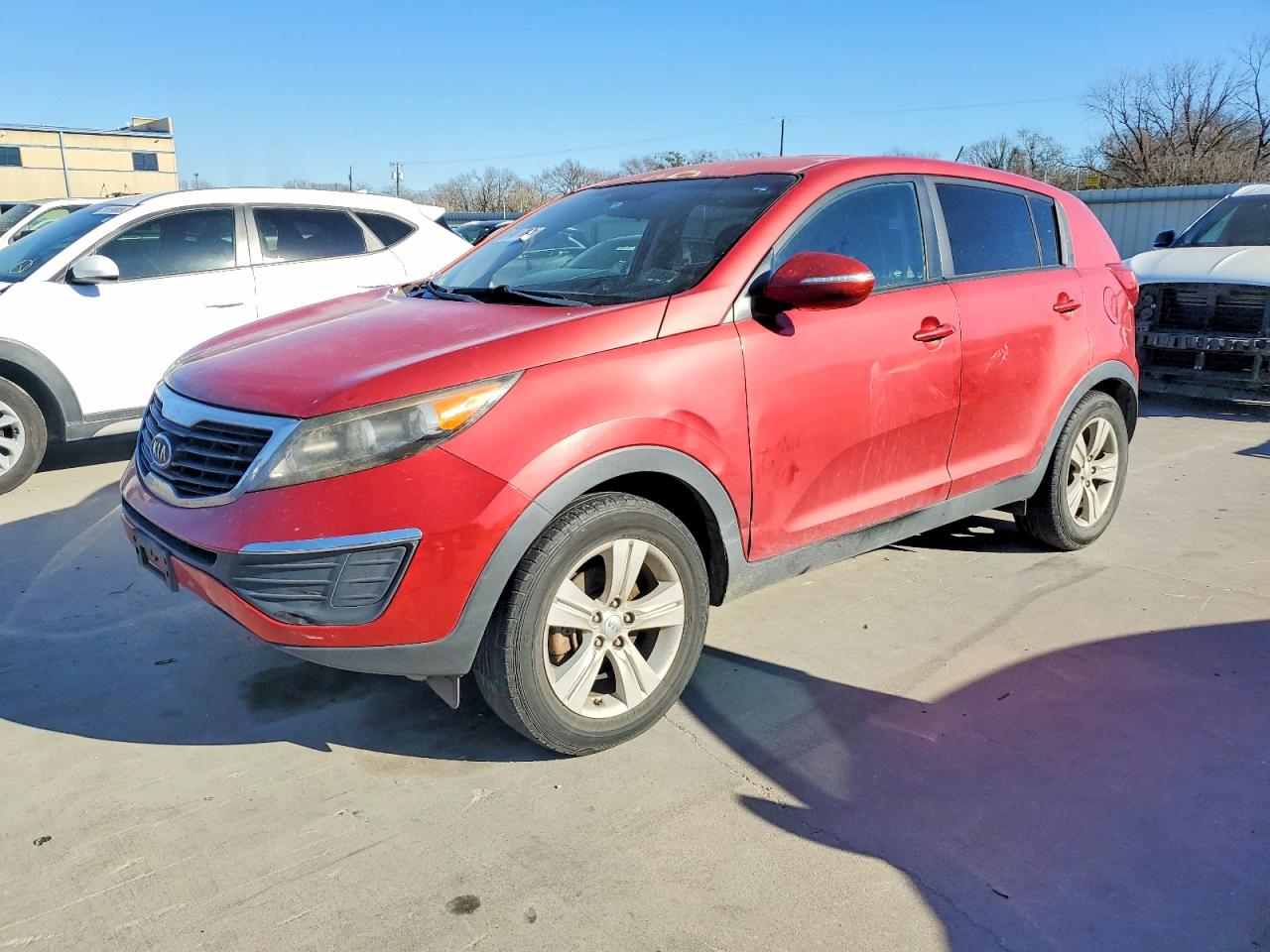 2012 Kia Sportage Lx Red vin: KNDPB3A20C7185365