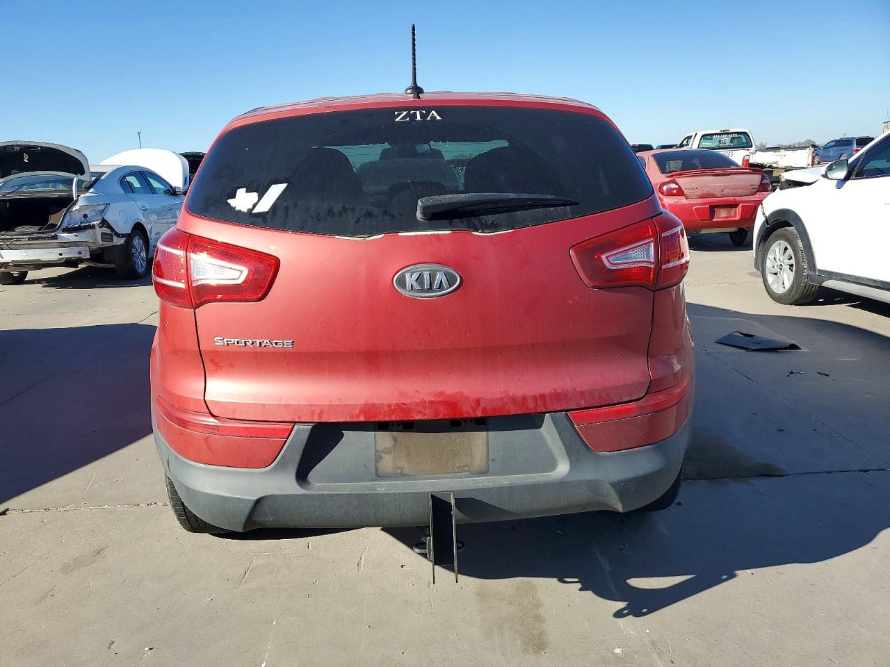 2012 Kia Sportage Lx Red vin: KNDPB3A20C7185365