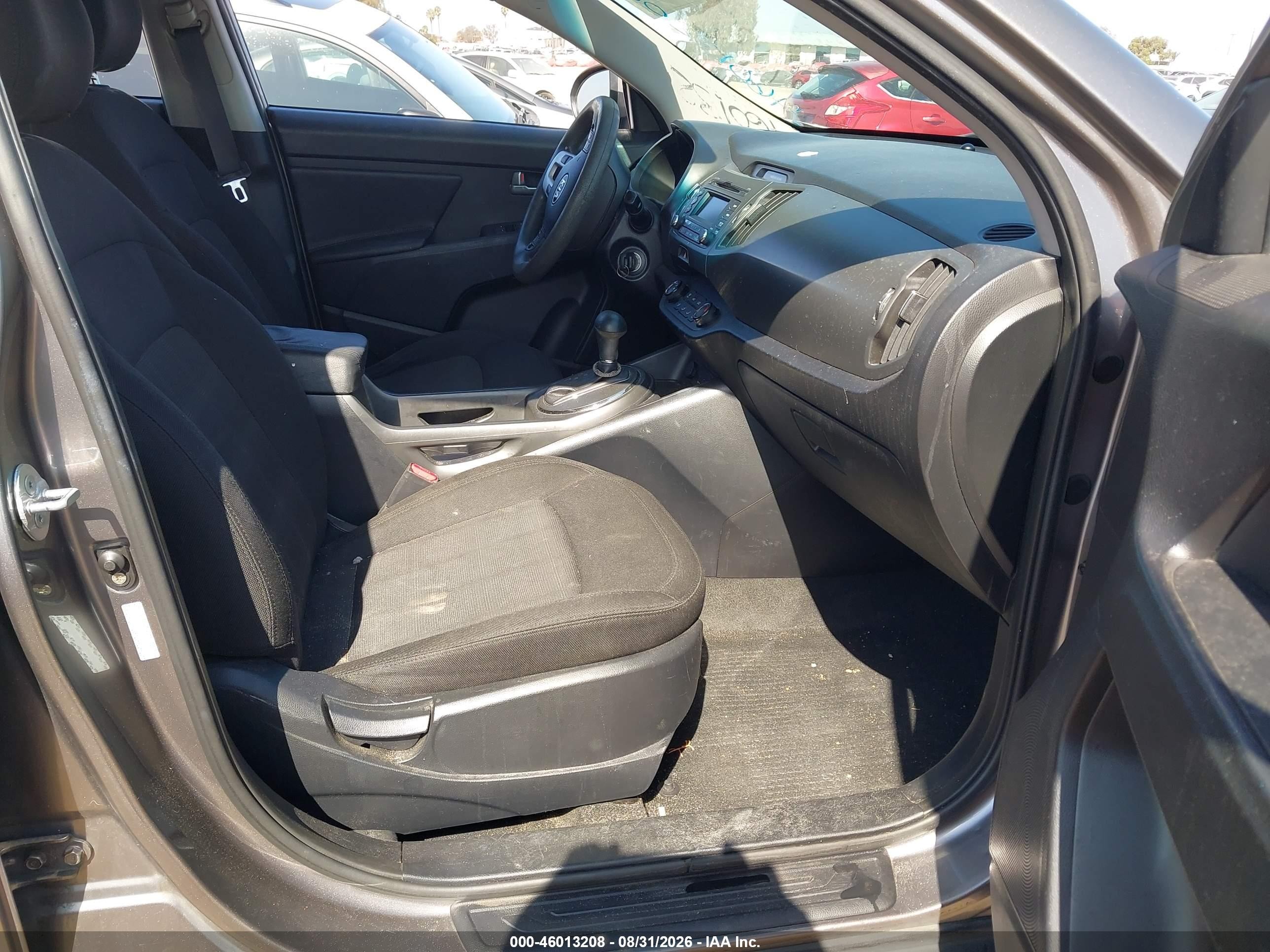 2012 Kia Sportage Lx Gray vin: KNDPB3A20C7228666