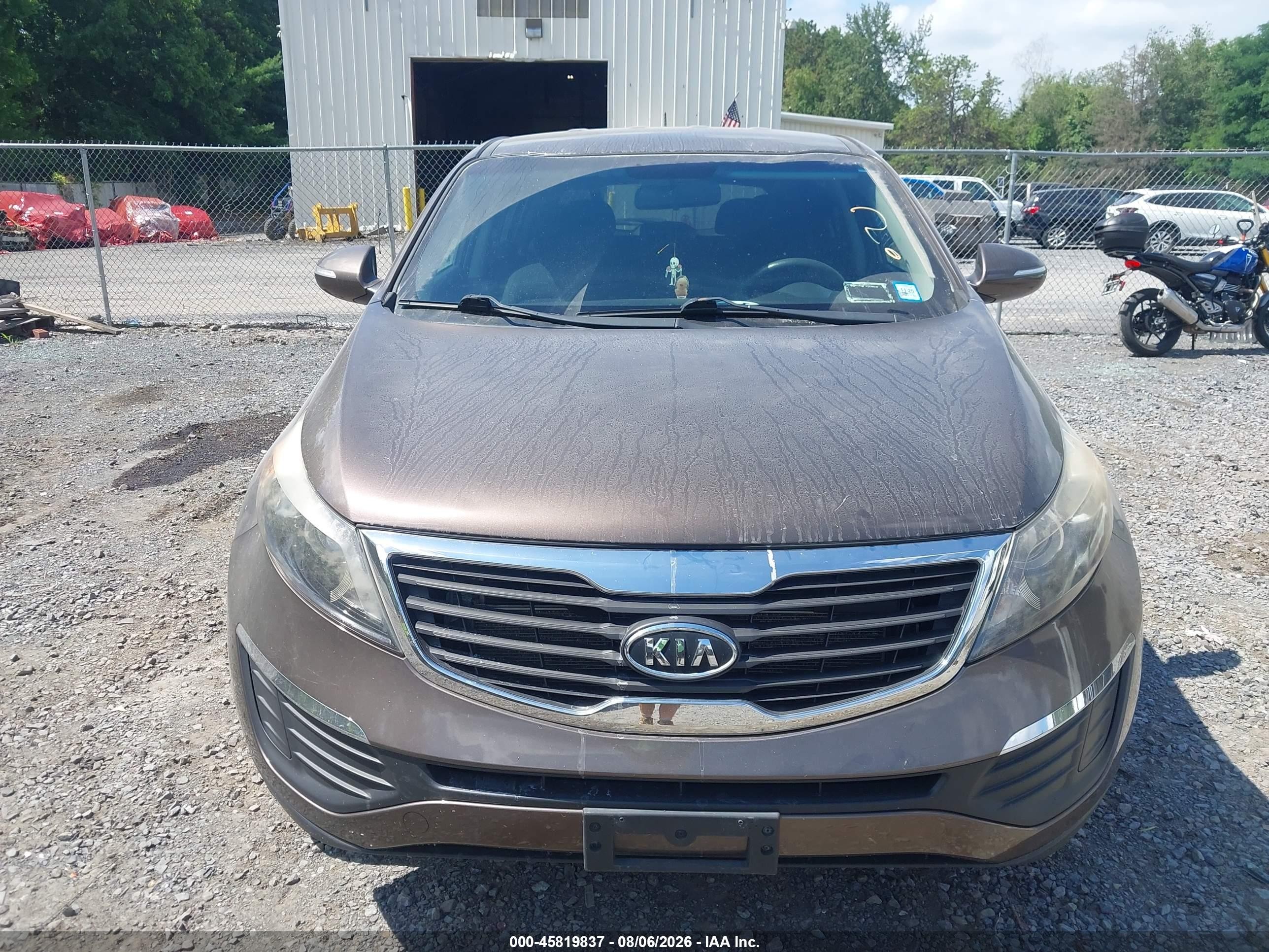2012 Kia Sportage Lx Brown vin: KNDPB3A20C7255317