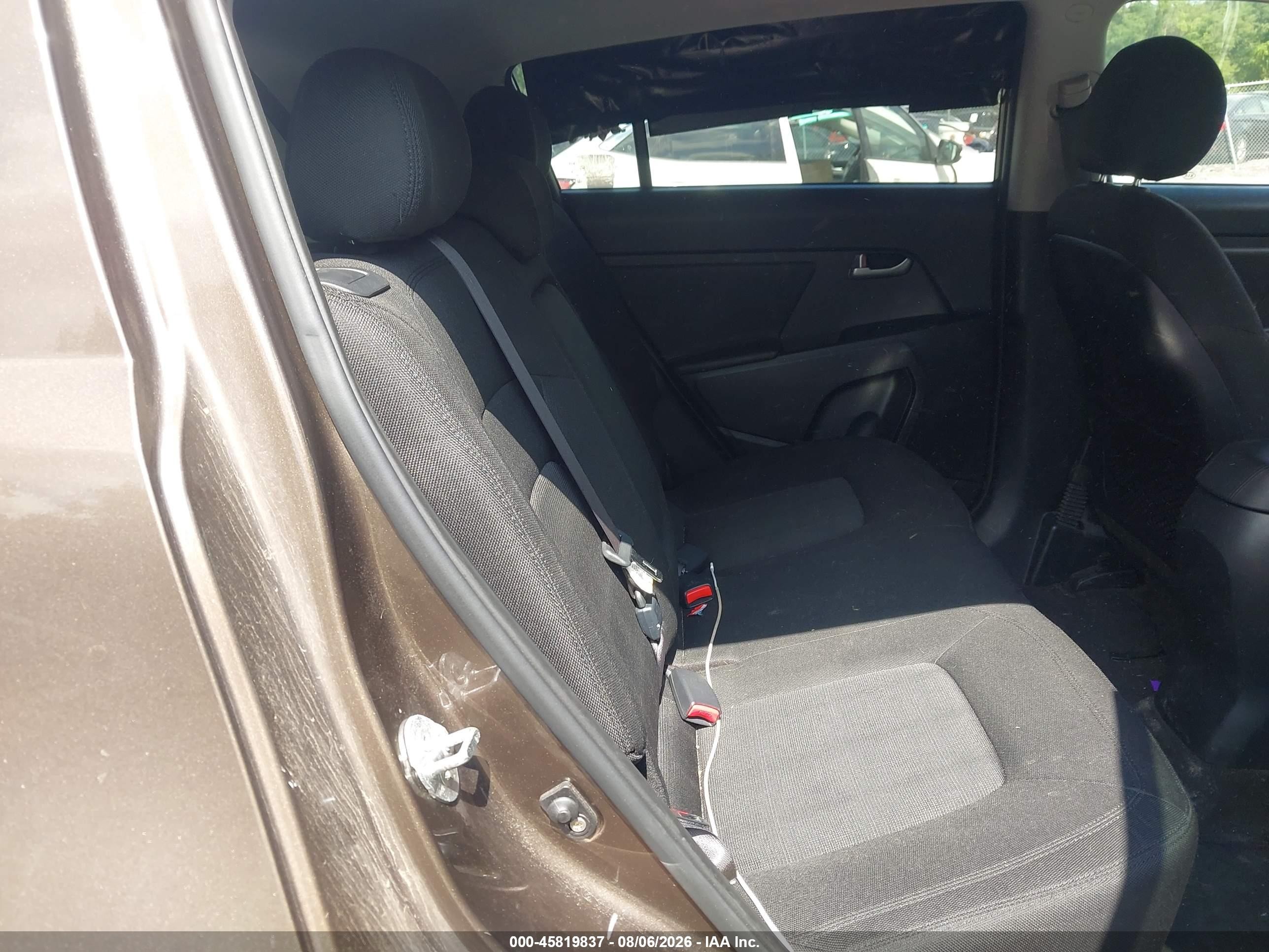 2012 Kia Sportage Lx Brown vin: KNDPB3A20C7255317