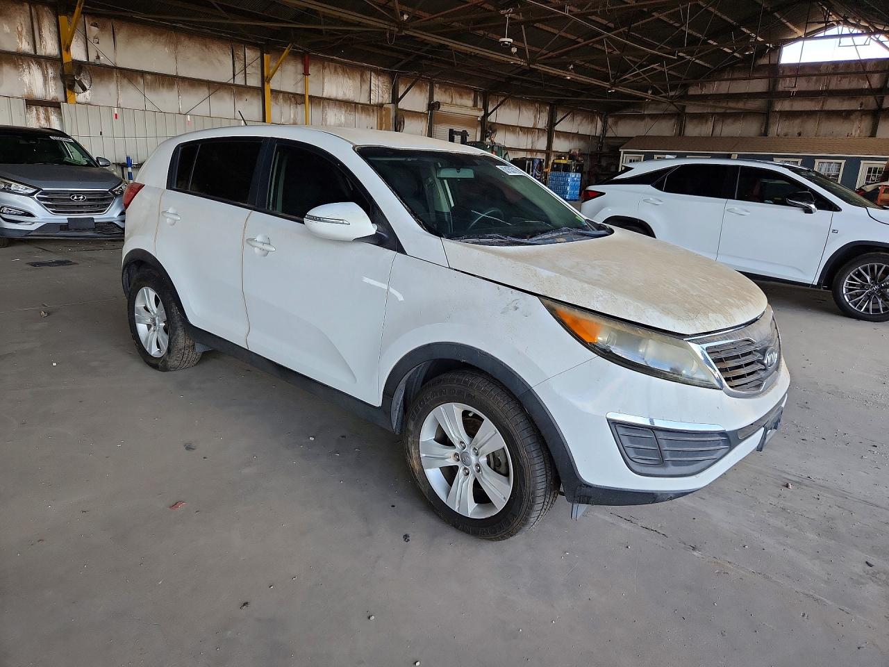 2012 Kia Sportage Lx White vin: KNDPB3A20C7288947