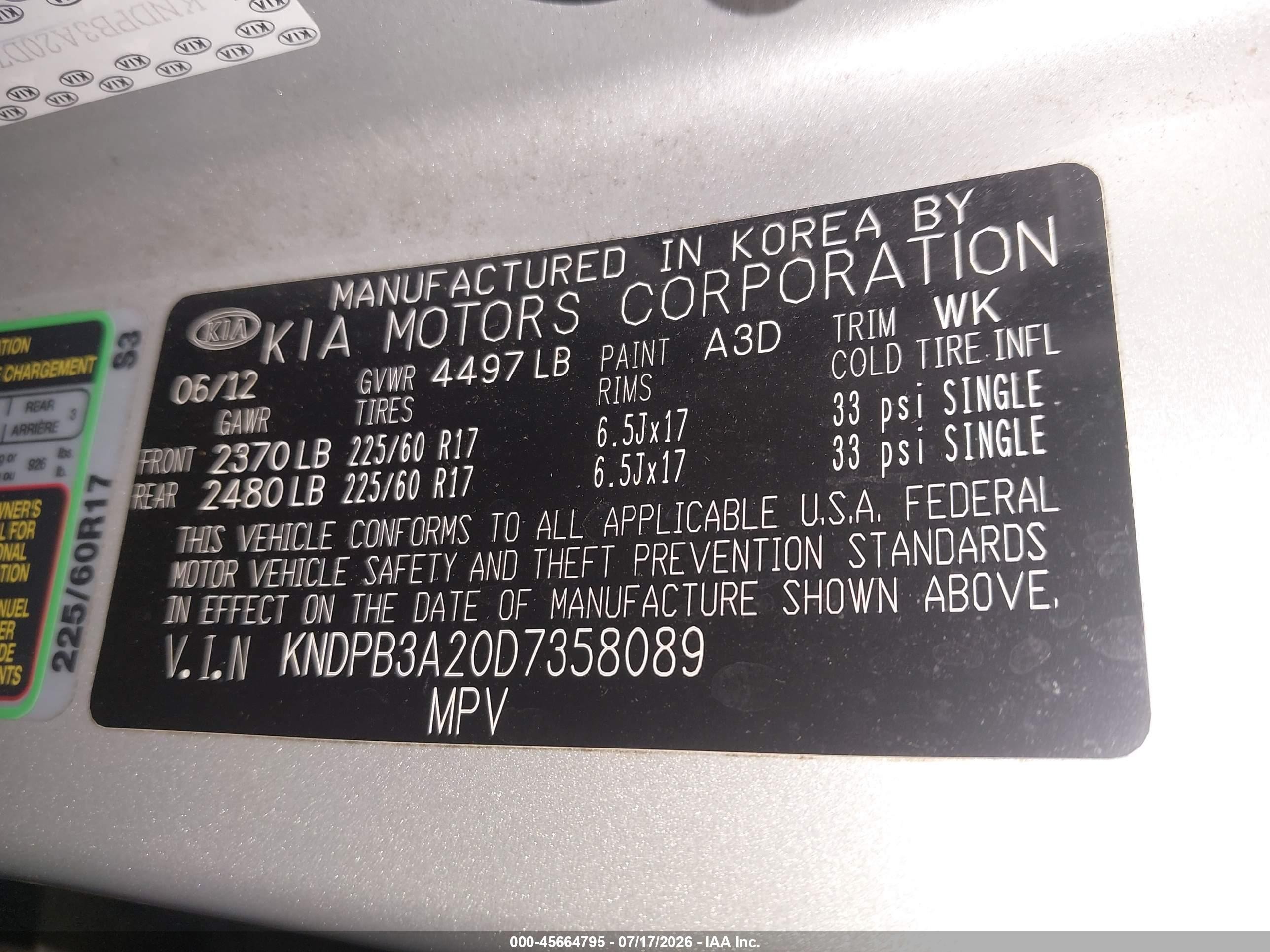 2013 Kia Sportage Lx Silver vin: KNDPB3A20D7358089