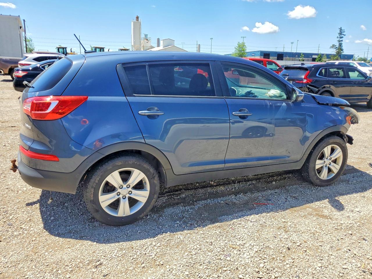 2013 Kia Sportage Lx Blue vin: KNDPB3A20D7533683