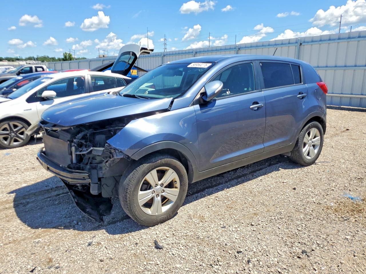 2013 Kia Sportage Lx Blue vin: KNDPB3A20D7533683