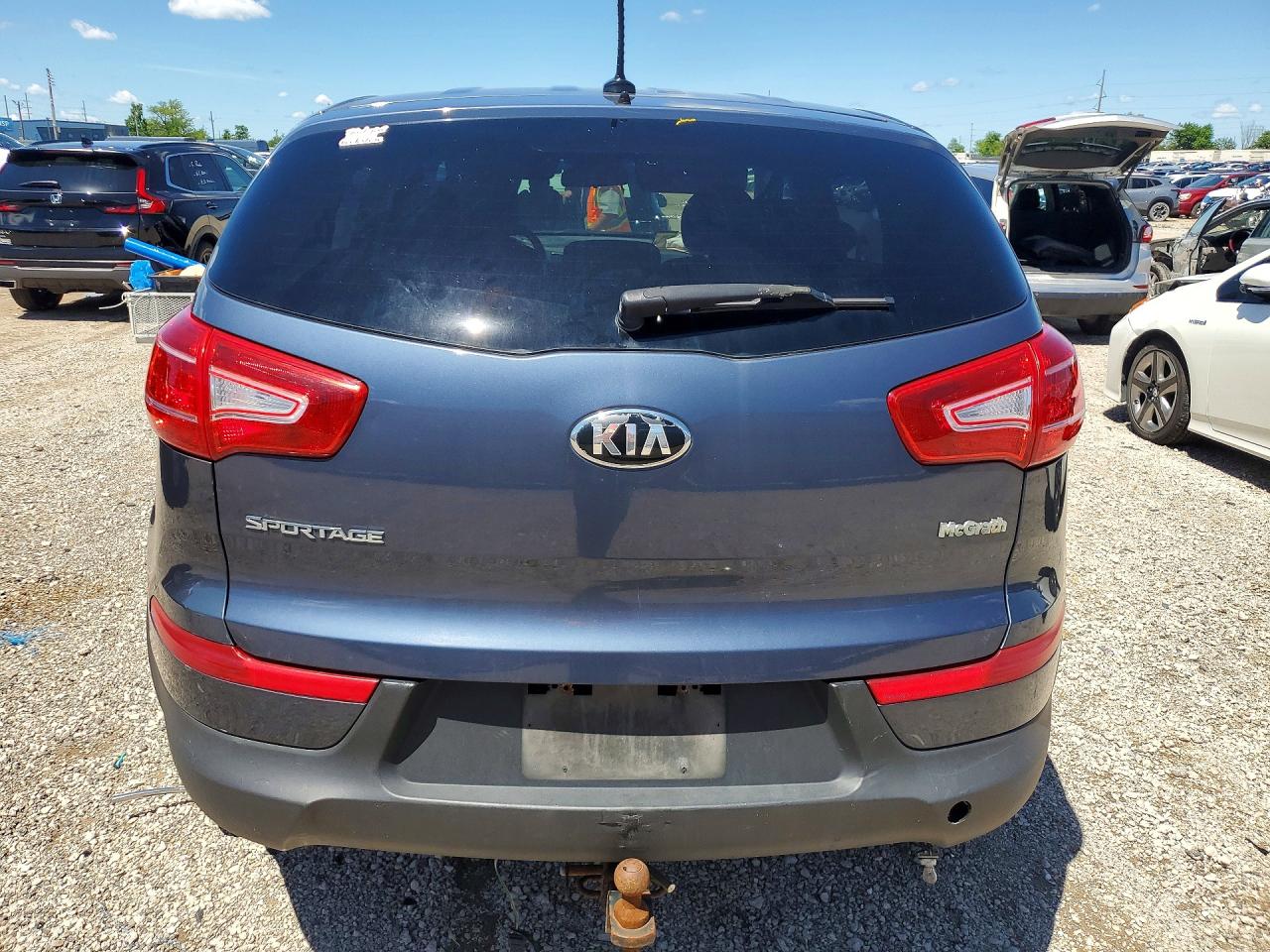 2013 Kia Sportage Lx Blue vin: KNDPB3A20D7533683