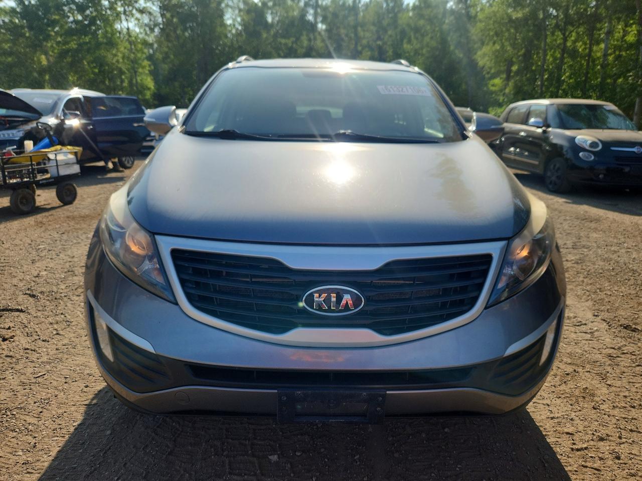 2011 Kia Sportage Lx Gray vin: KNDPB3A21B7024697