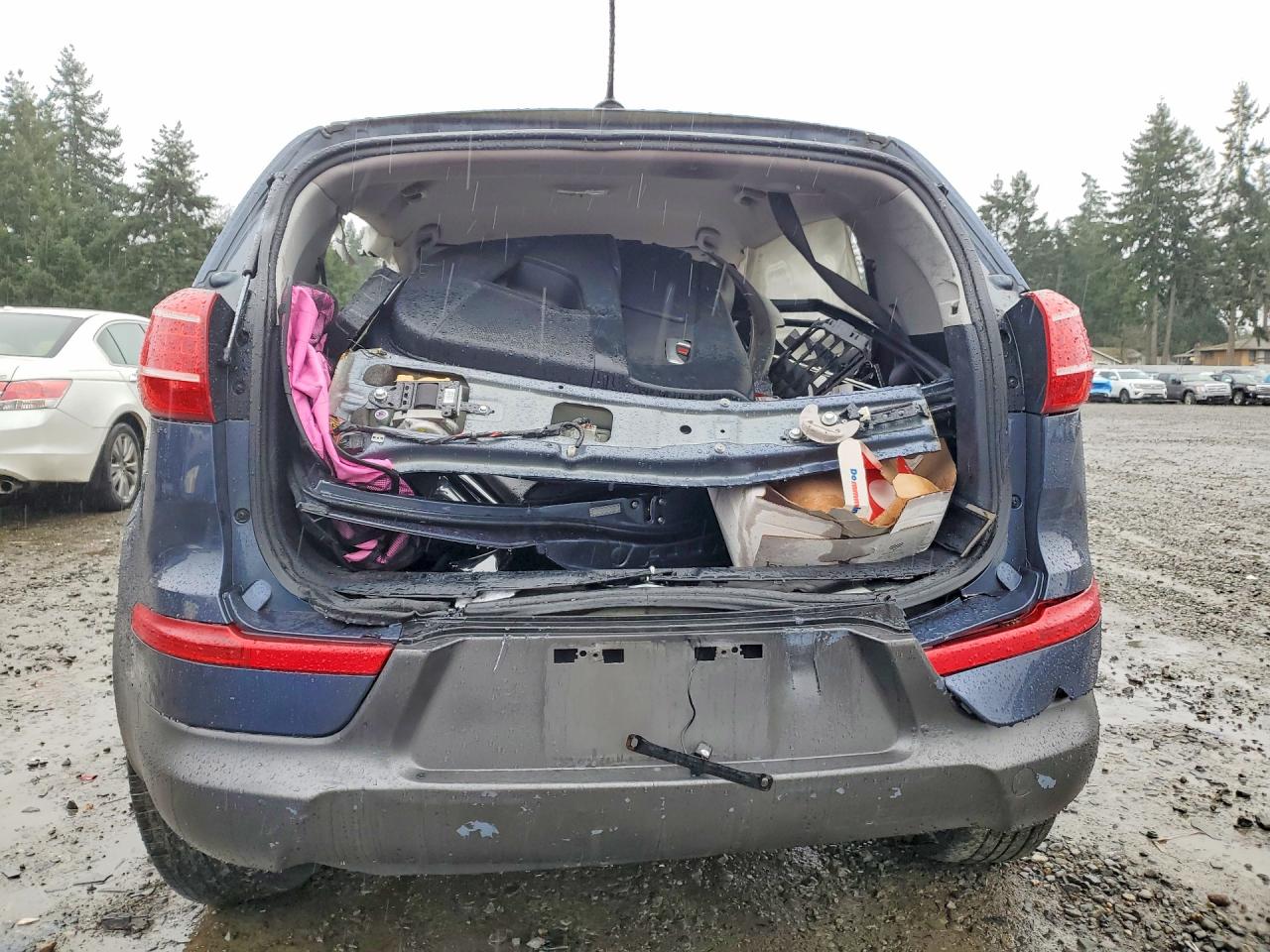 2011 Kia Sportage Lx Blue vin: KNDPB3A21B7031388