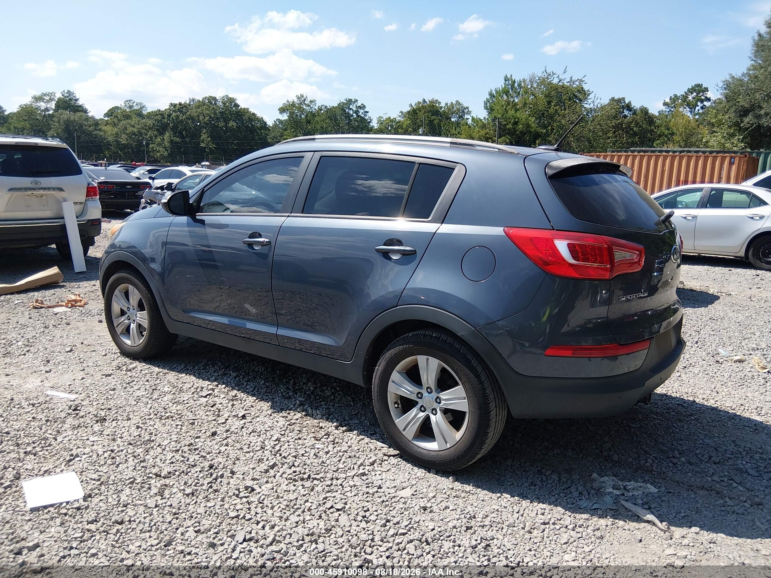2011 Kia Sportage Lx Blue vin: KNDPB3A21B7093017