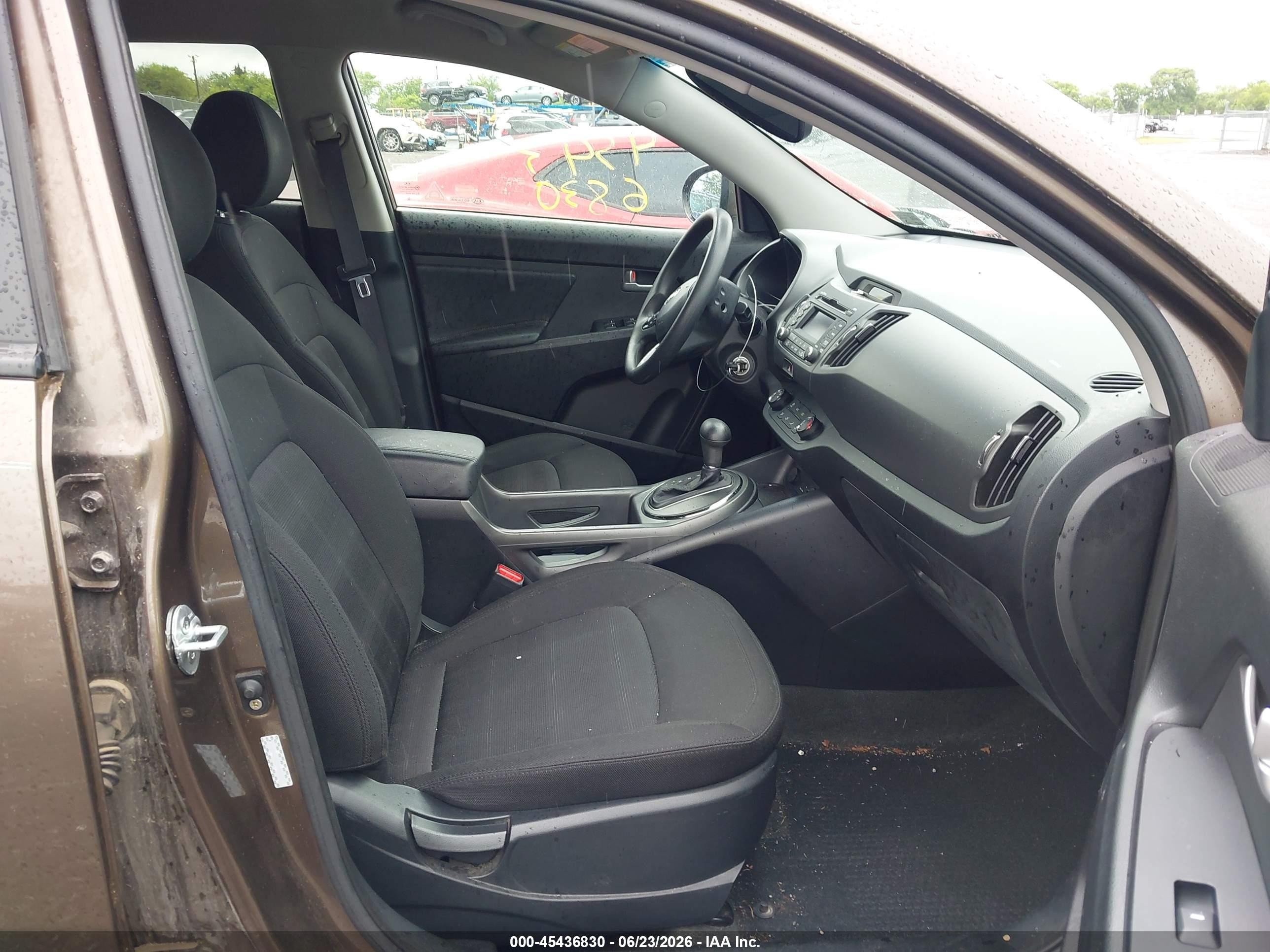 2012 Kia Sportage Lx Brown vin: KNDPB3A21C7217613